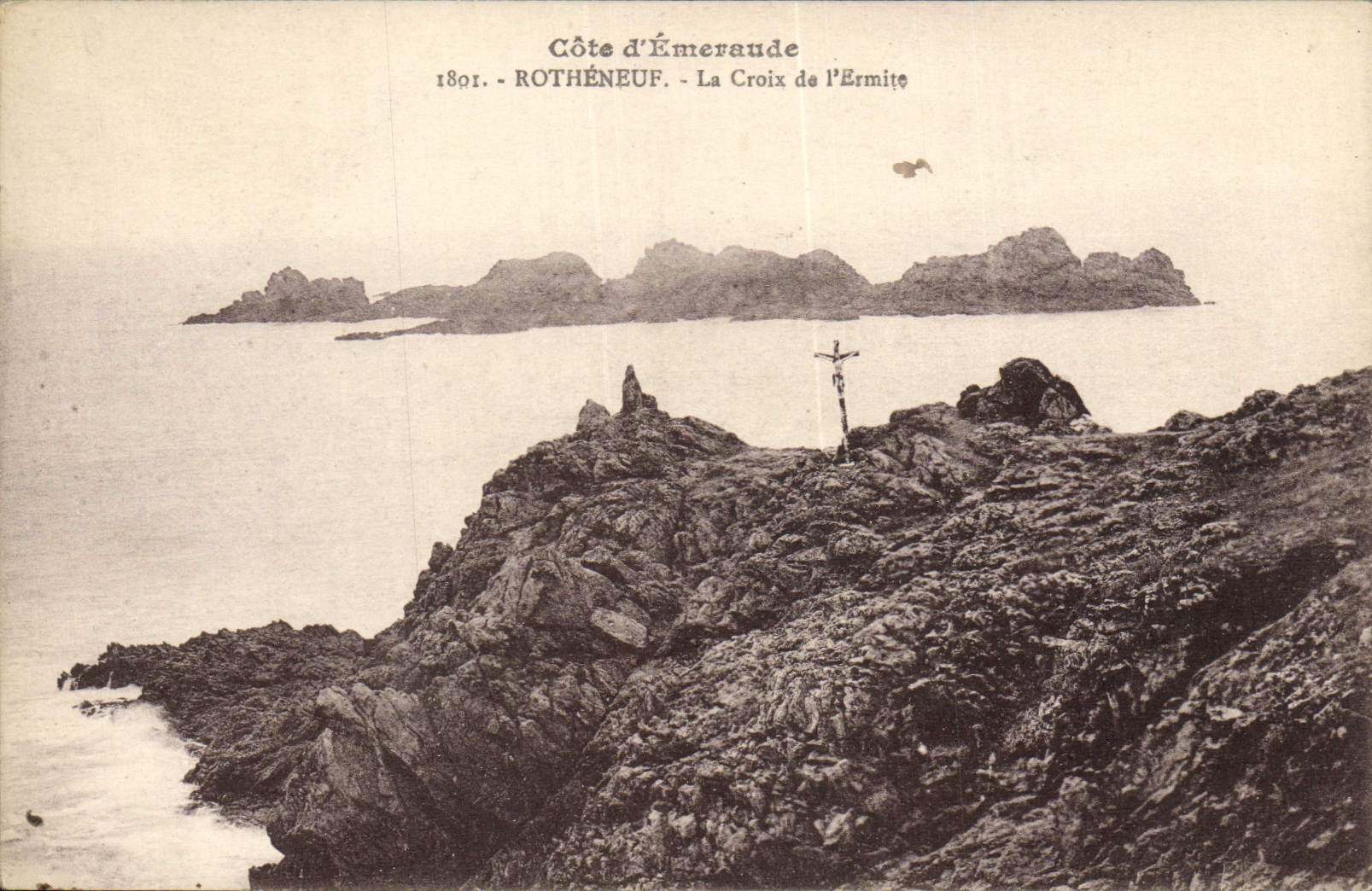 CPA Rotheneuf La Croix de L'Ermite