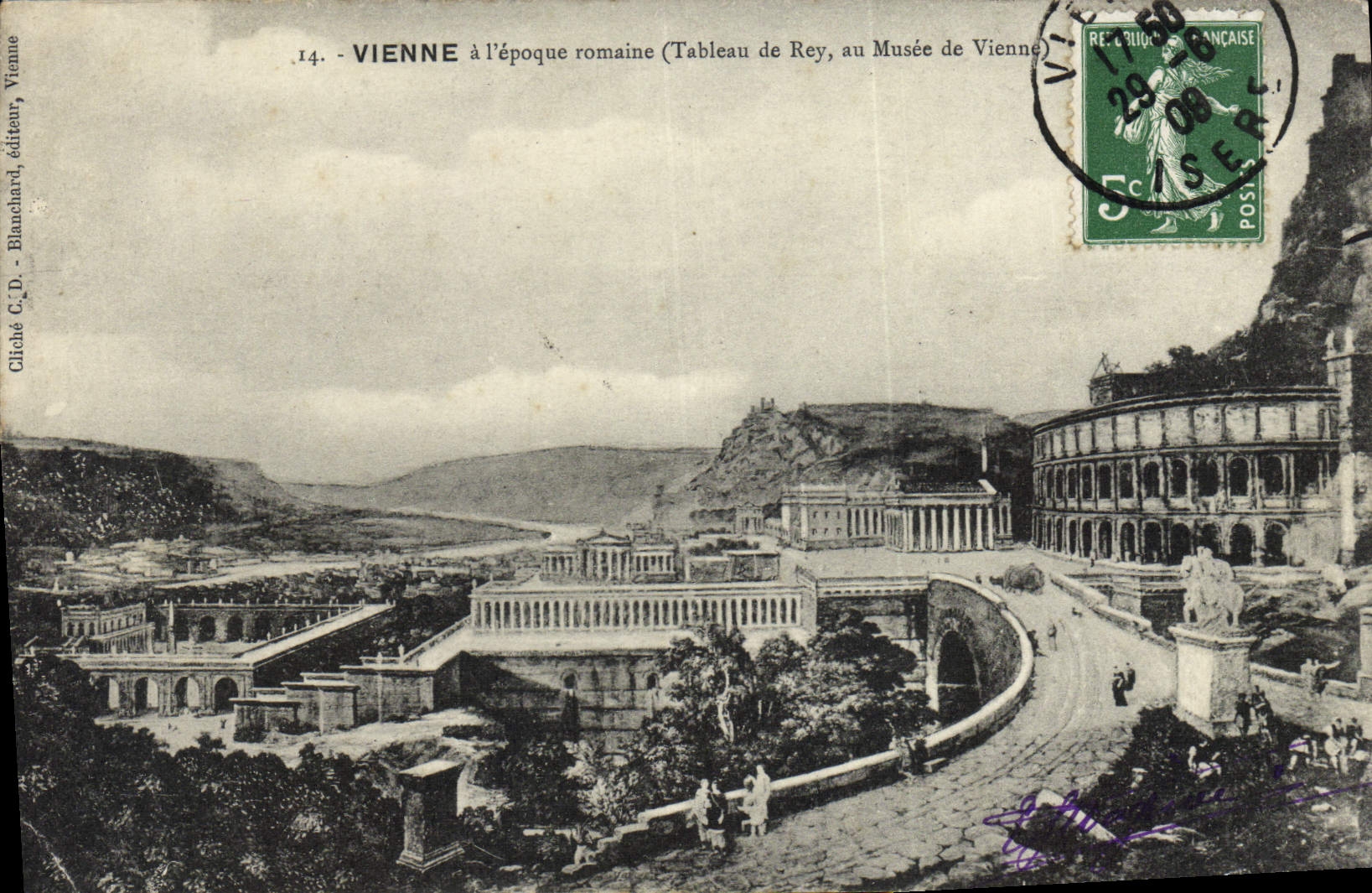 CPA Vienne a l'epoque romaine 