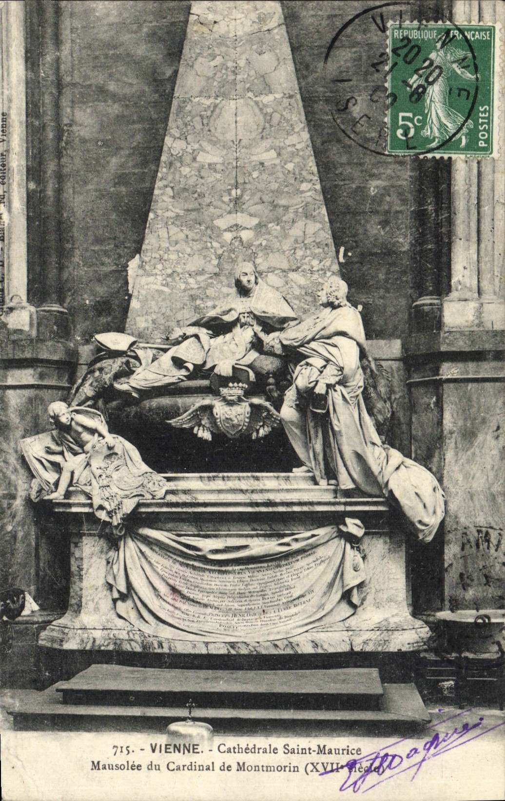 CPA Vienne Cathedrale Saint Maurice Mausolee du cardinal de Montmorin