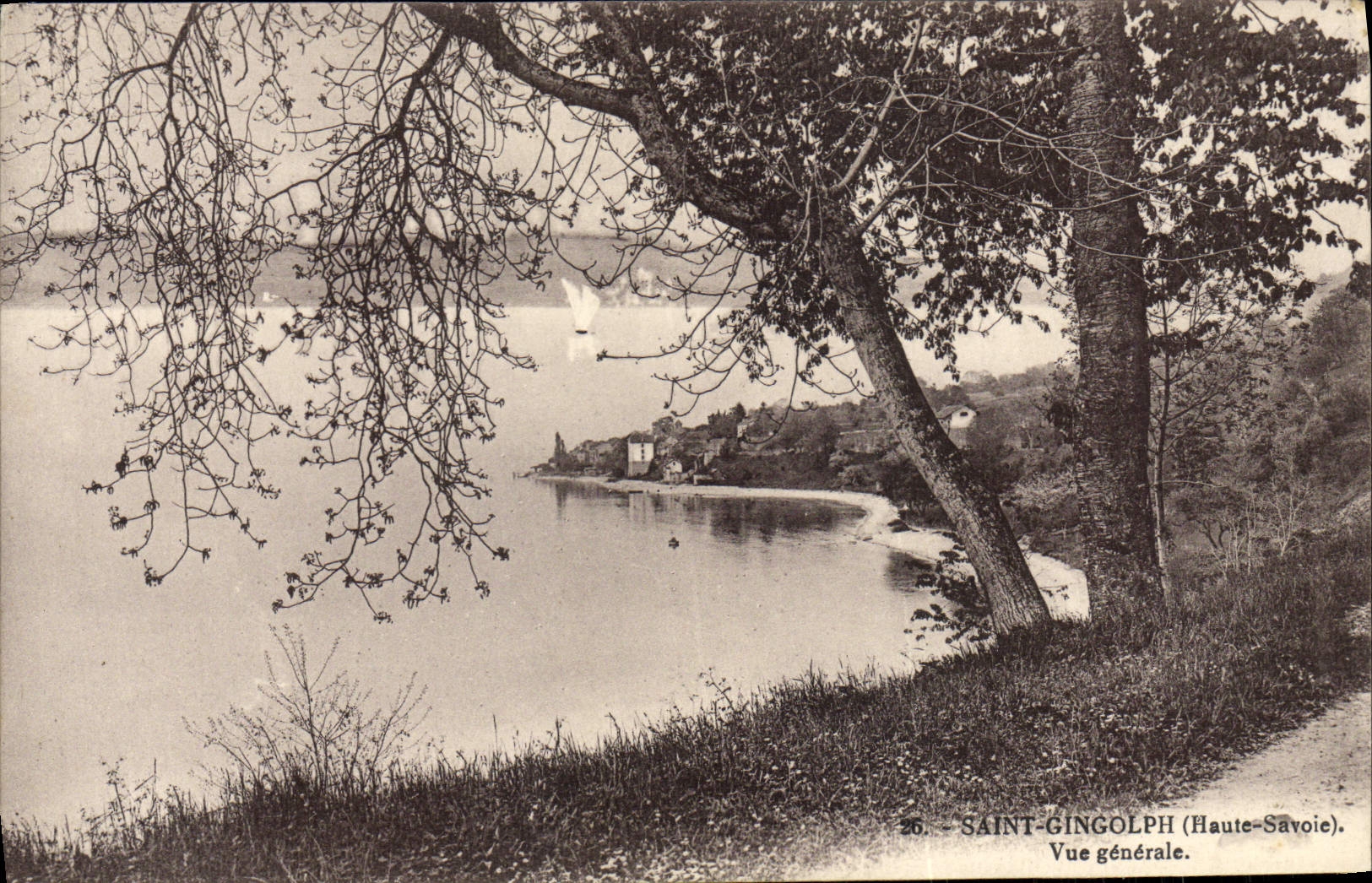VINTAGE POSTCARD Holy Gingolph View