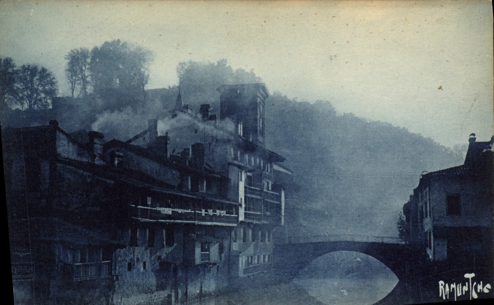 CPA Etude matinale de Saint Jean Pied de Port