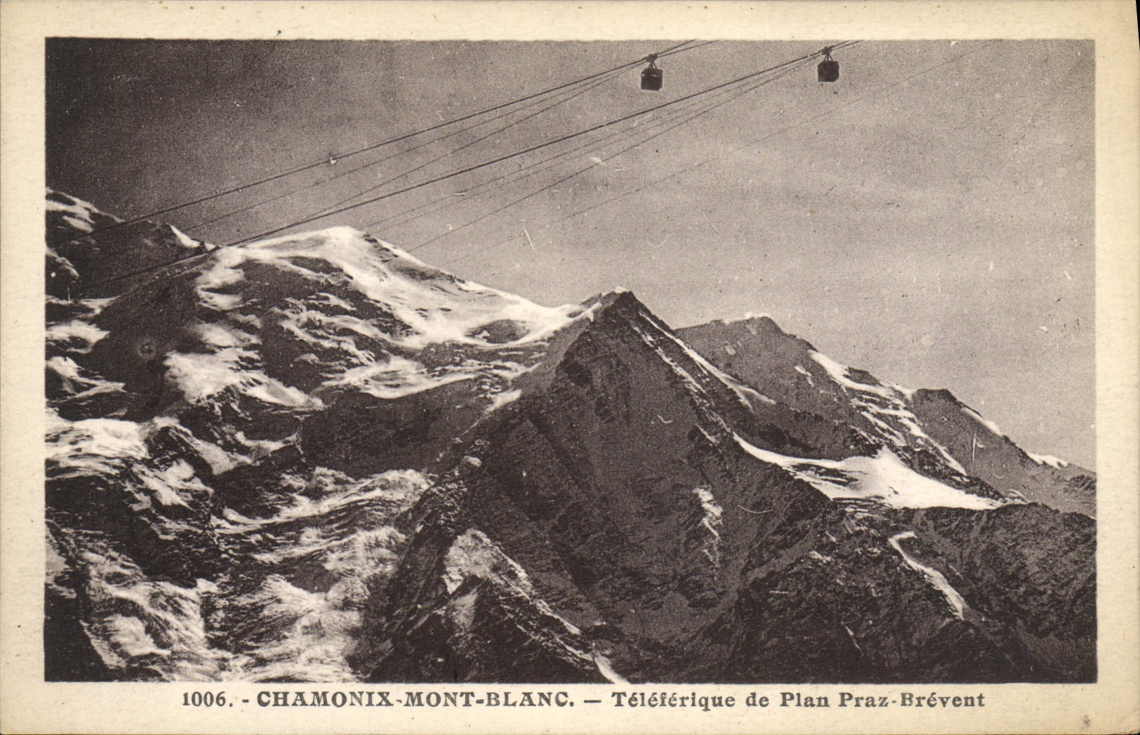 CPA Chamonix Mont Blanc Teleferique du Plan Praz Brevent