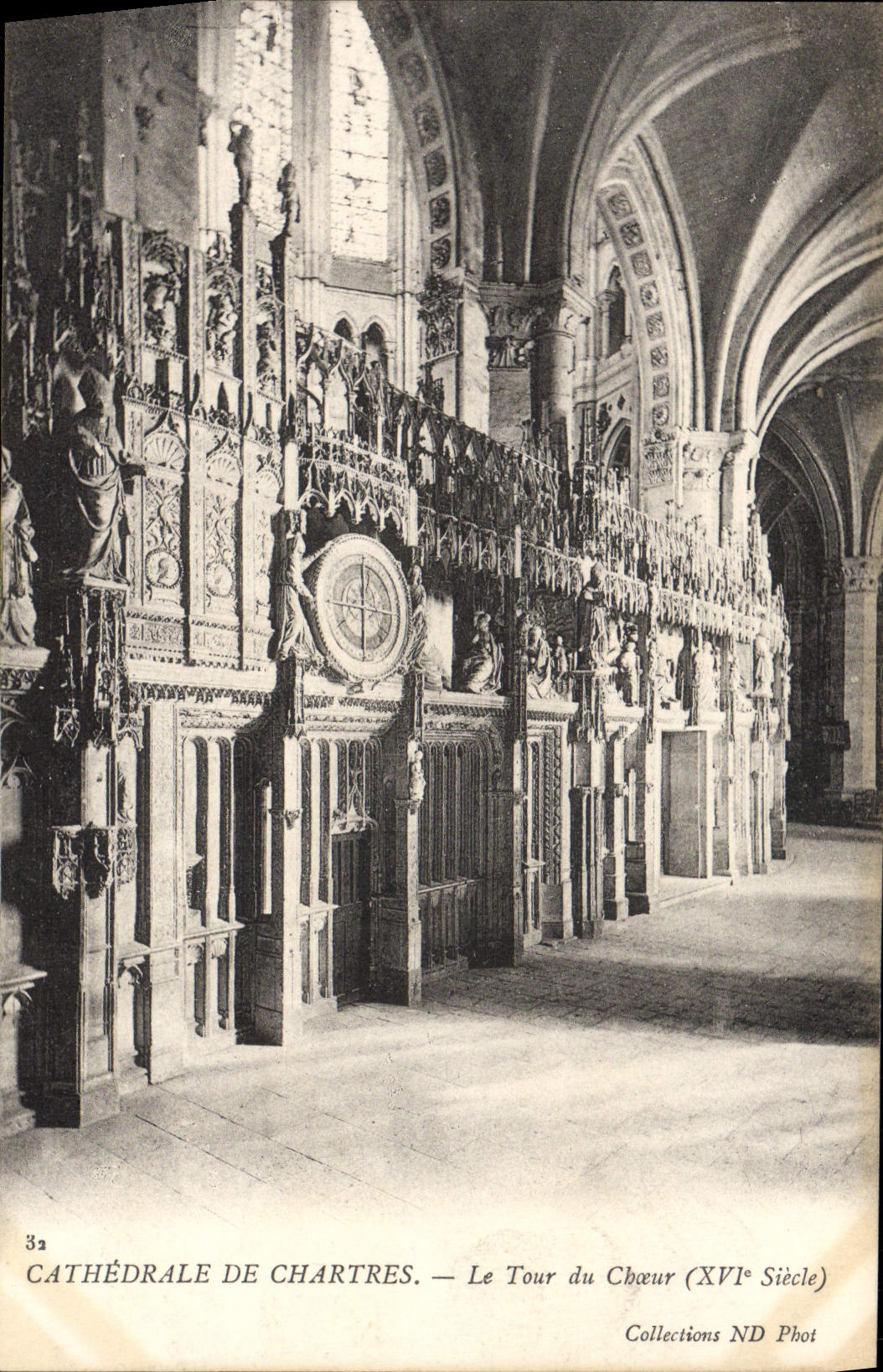 CPA Cathedrale De Chartres Le Tour Du Choeur