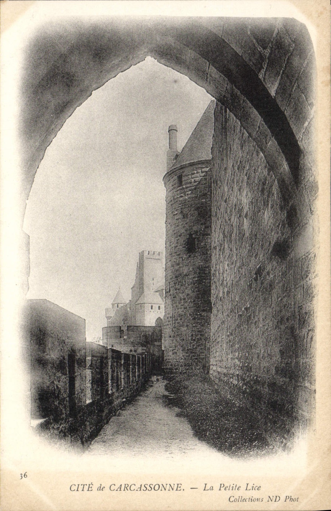 CPA Cite De Carcassonne La Petite Lice