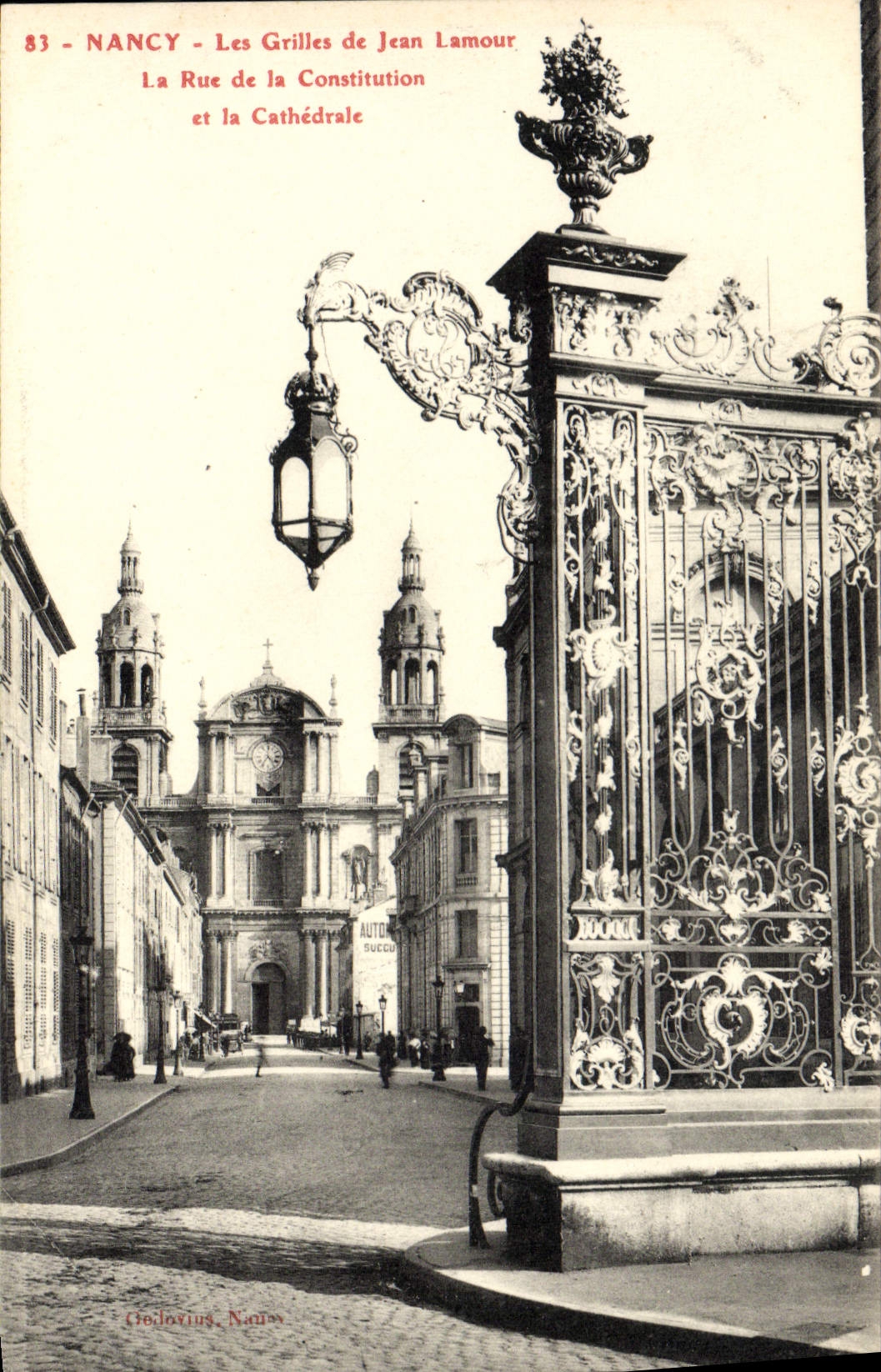 CPA Nancy Les Grilles De Jean Lamour