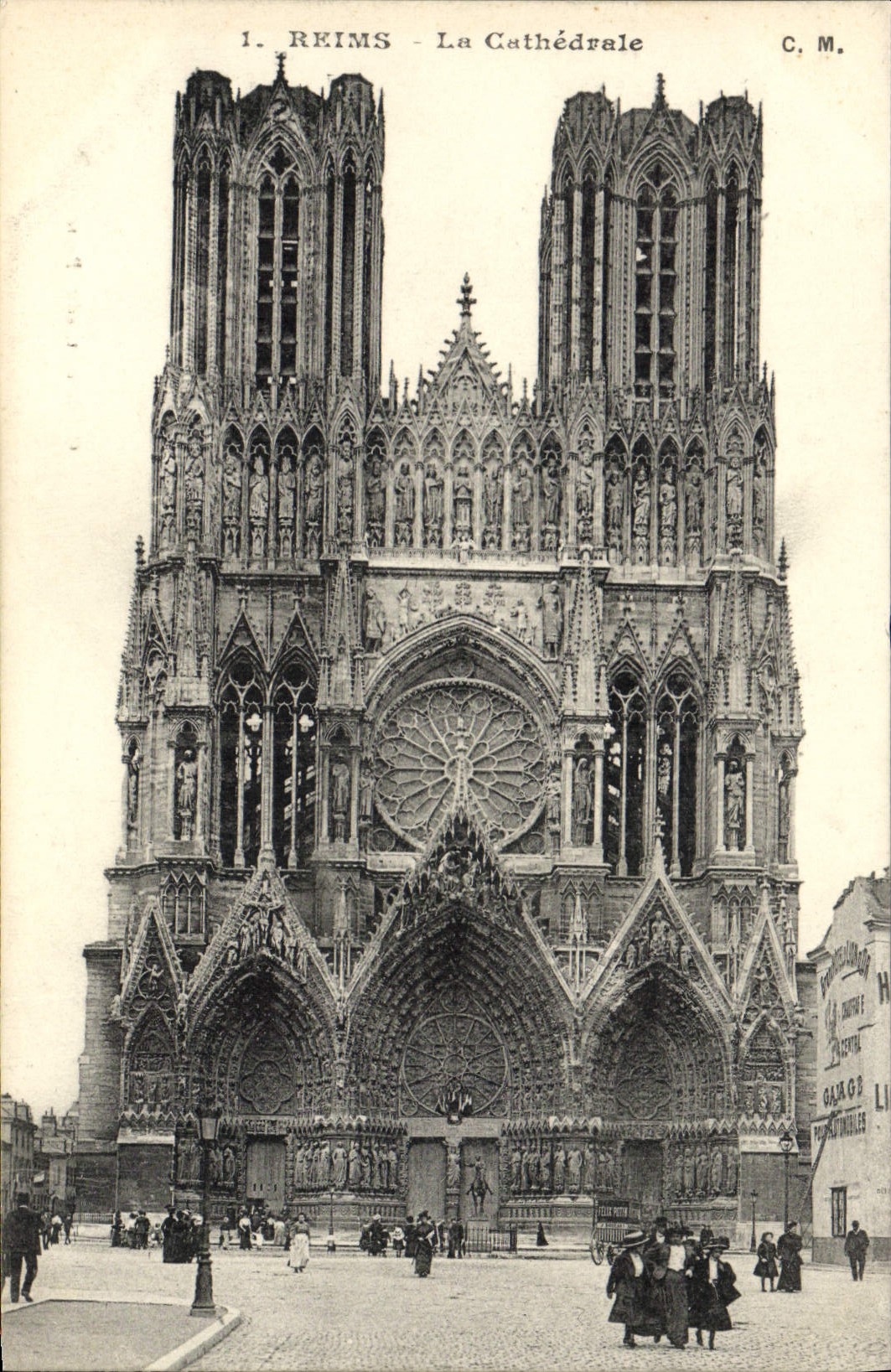 CPA Reims La Cathedrale