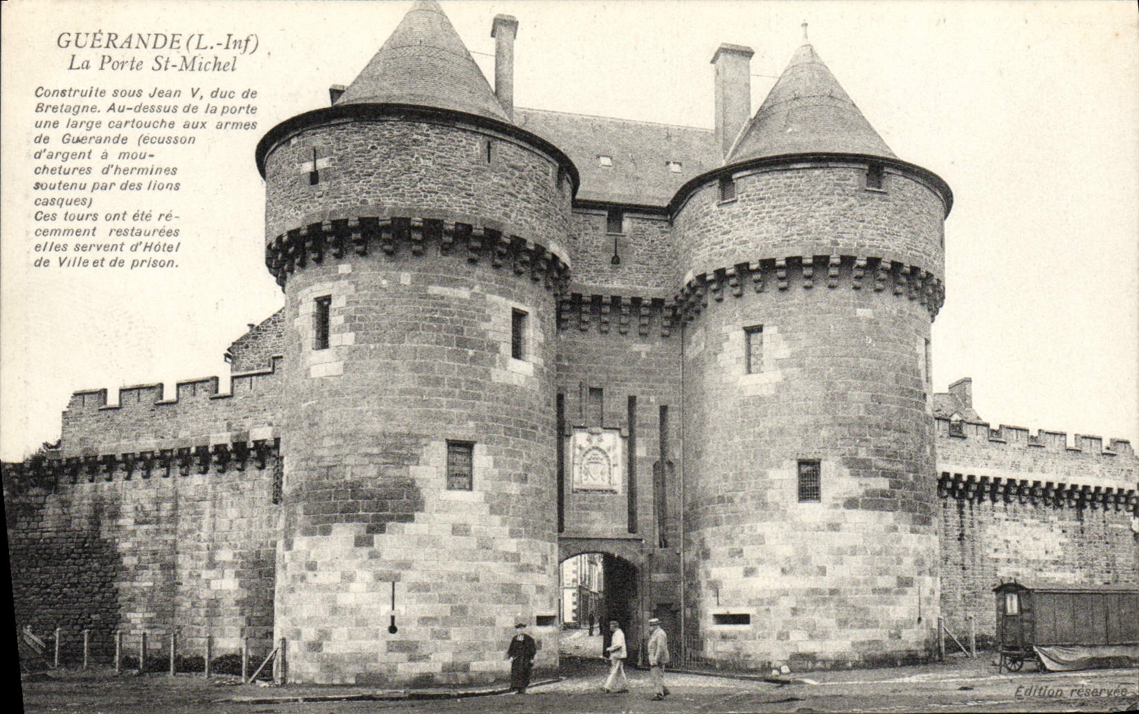 CPA Guerande La Porte St Michel