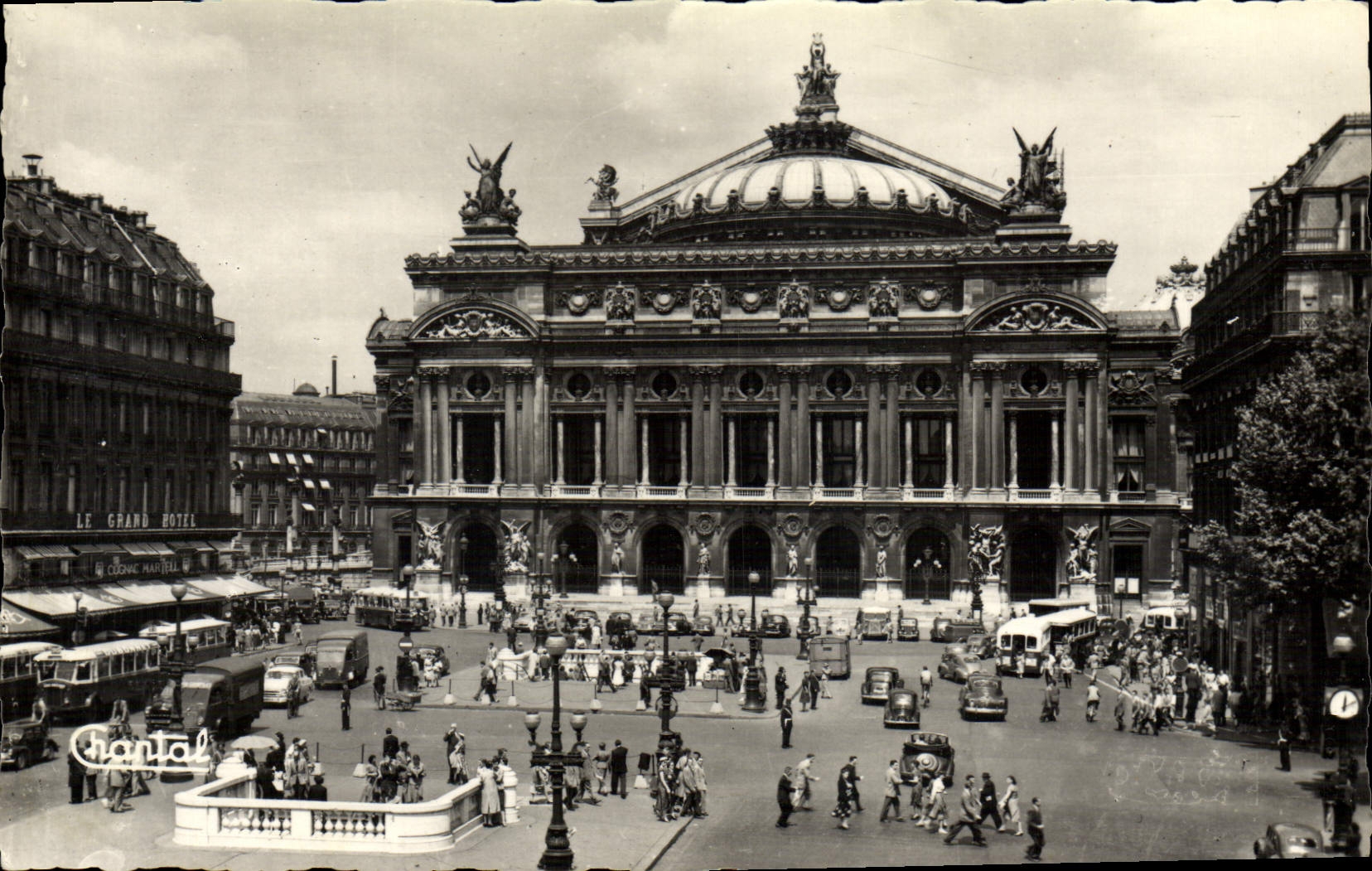 MODERN CARD Paris Places De I' Opera