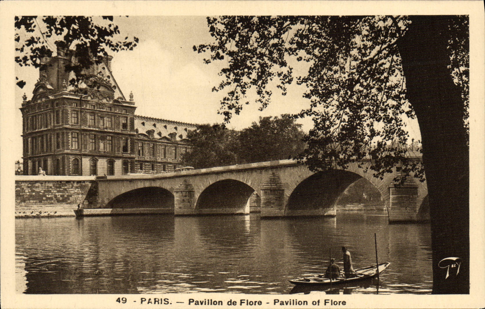 CPA Paris Pavillon De Flore