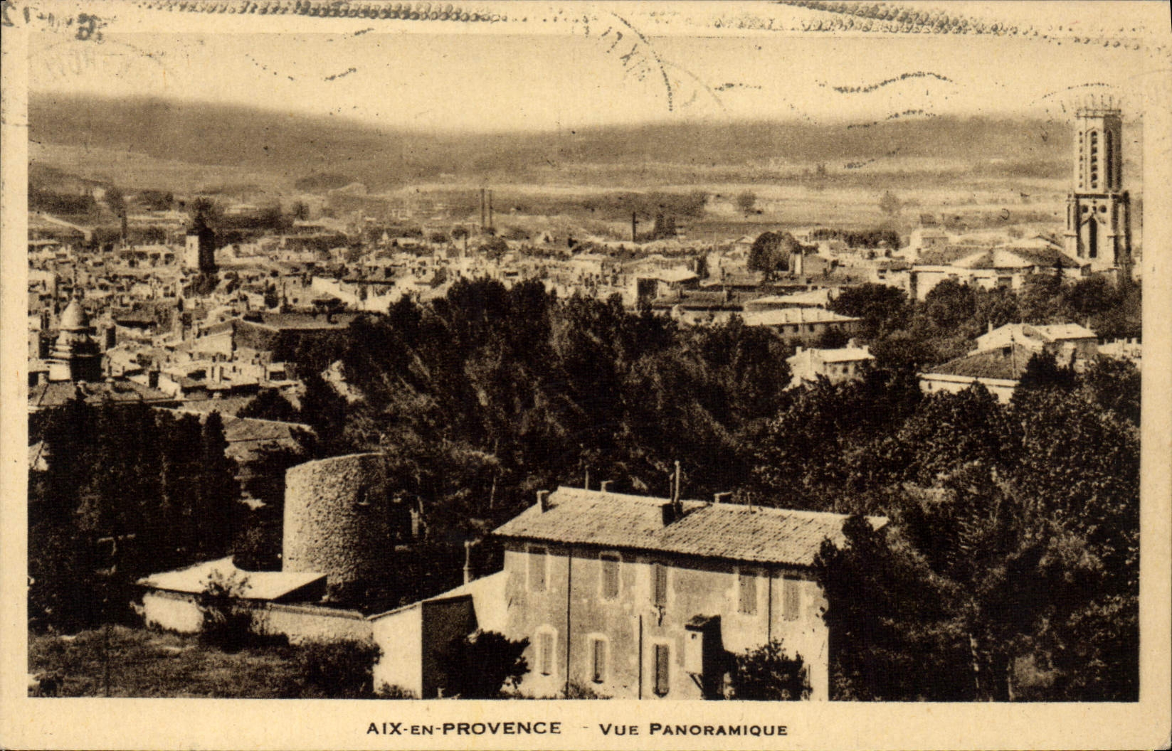 CPA Aix En Provence Vue Panoramique
