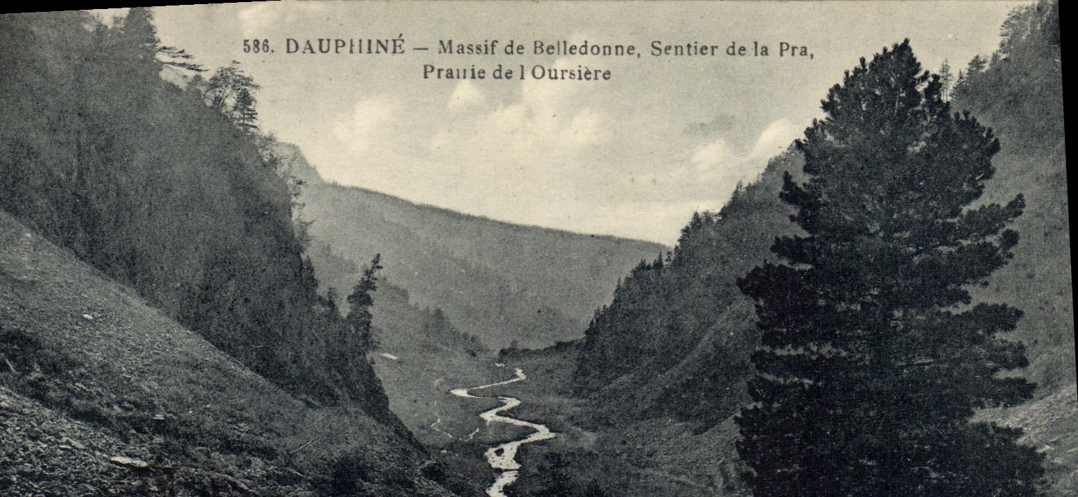 CPA Dauphine Massif De Belledonne Sentier De La Pra Prairie de l'oursiere