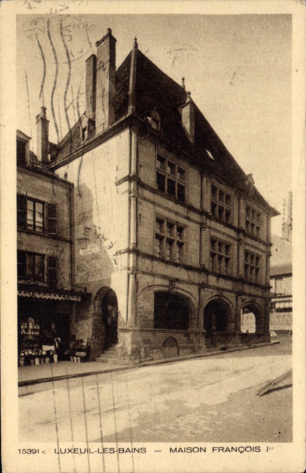 CPA Luxeuil Les Bains Maison Francois 1er