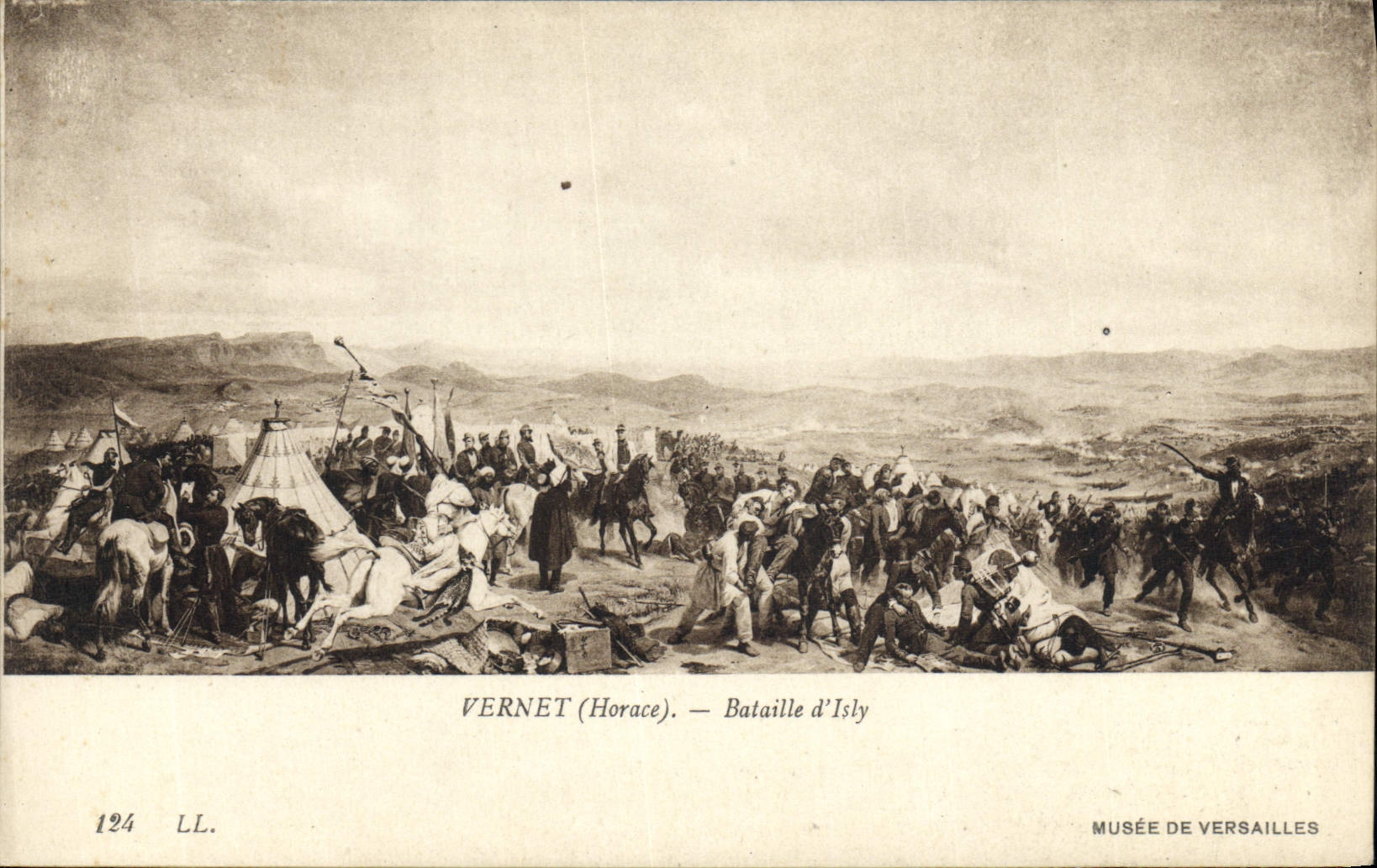 CPA Vernet Bataille D'Isly Musee de Versailles