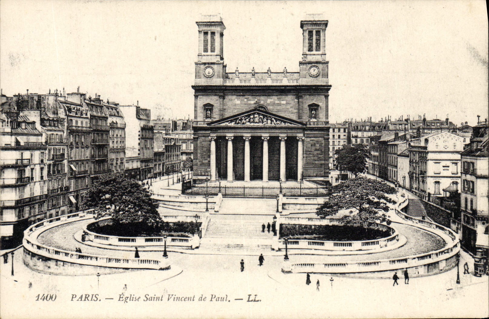CPA Paris Eglise Saint Vincent De Paul