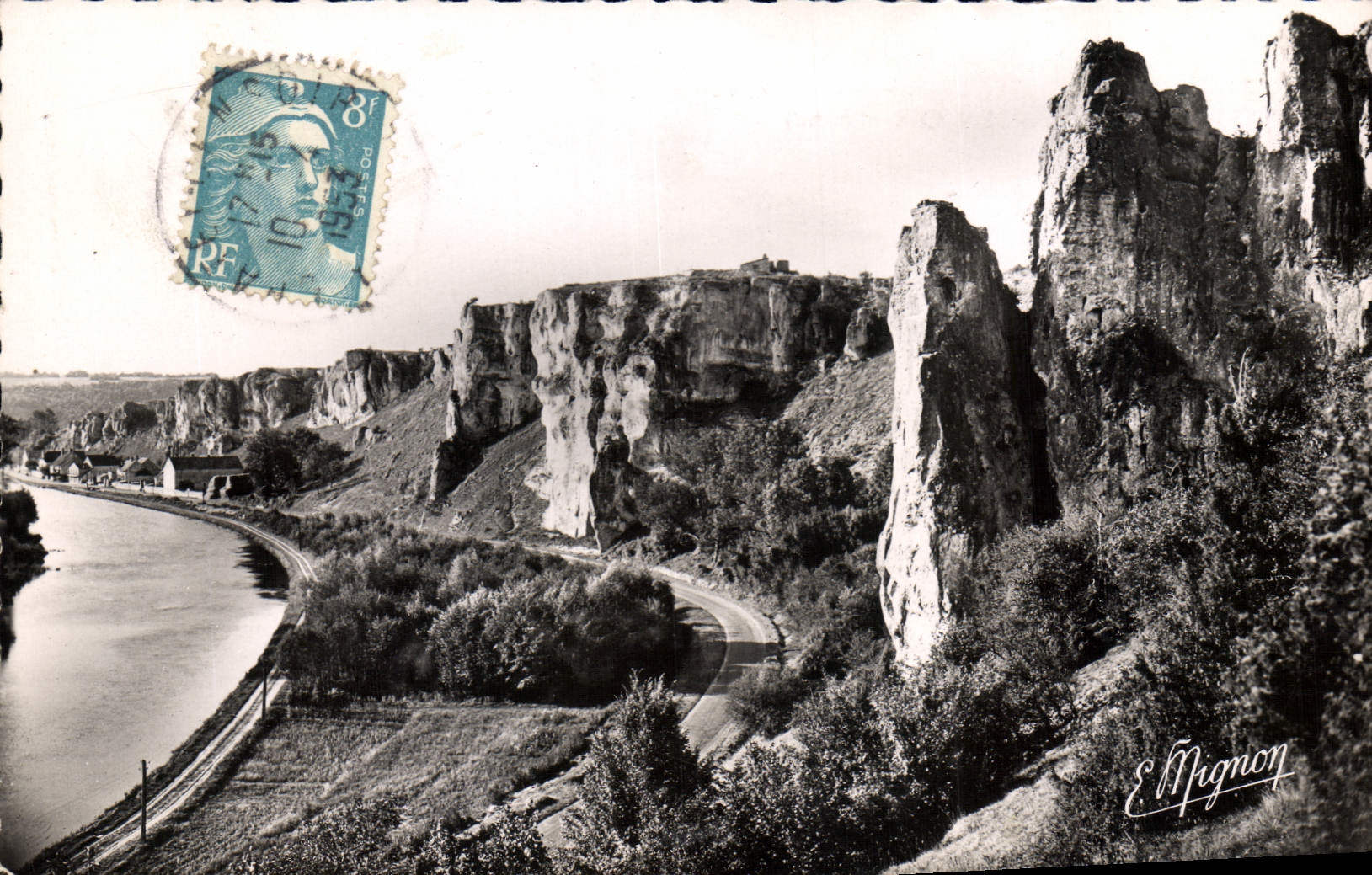 MODERN CARD Chatel Censoir Soussois the Refuge Of the Alpine Center
