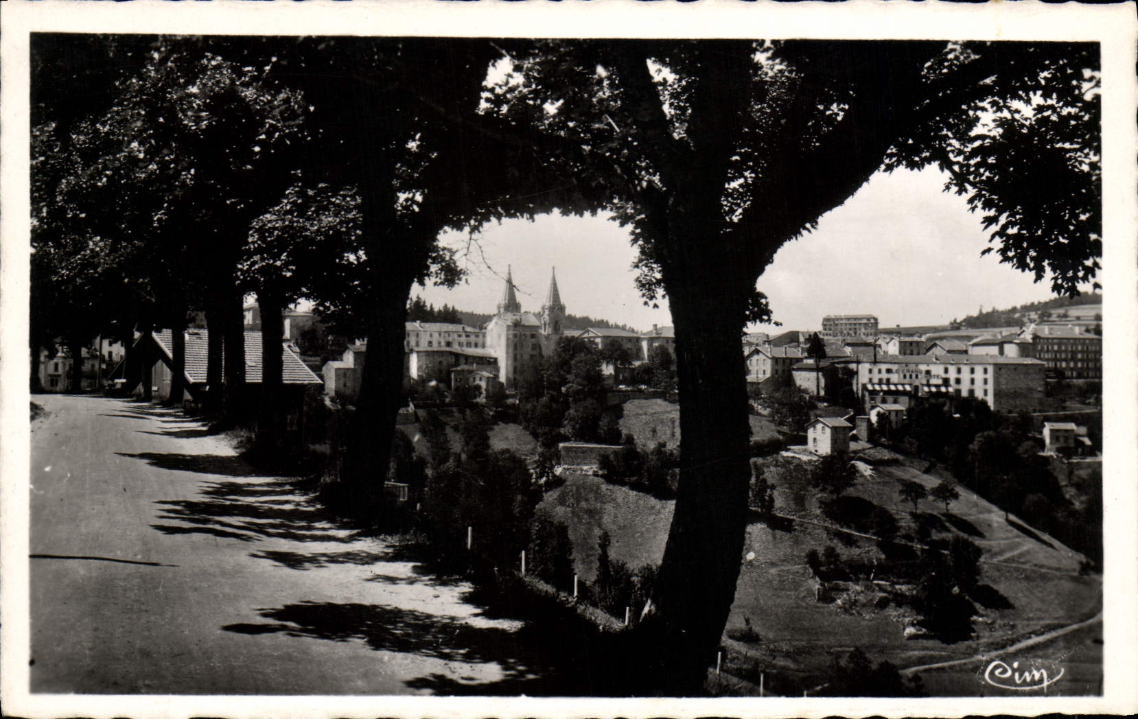 MODERN CARD Louvesc View And Boulevard Of the Elegant ones