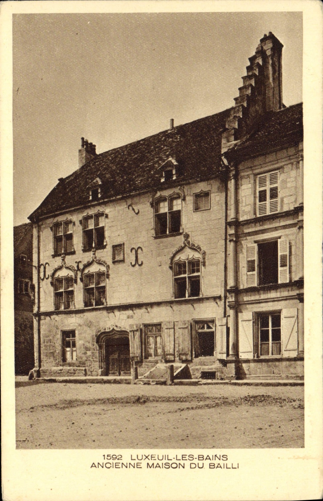 CPA Luxeuil Les Bains Ancienne Maison Du Bailli