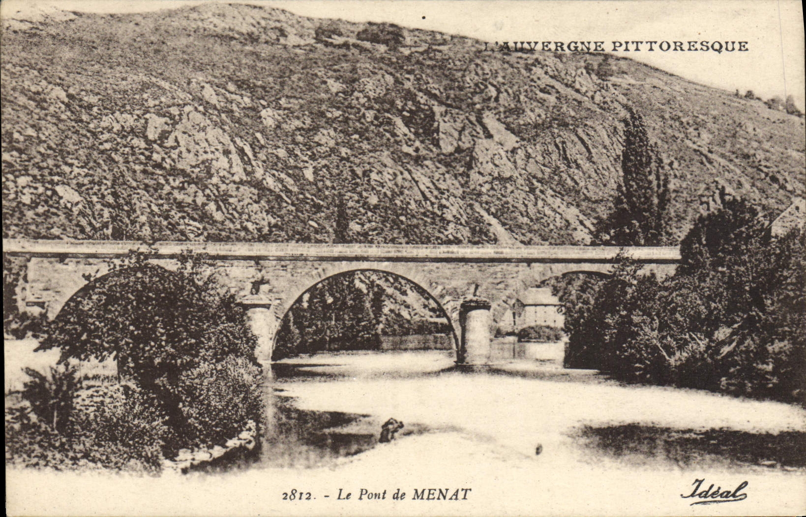 CPA Le Pont De Menat