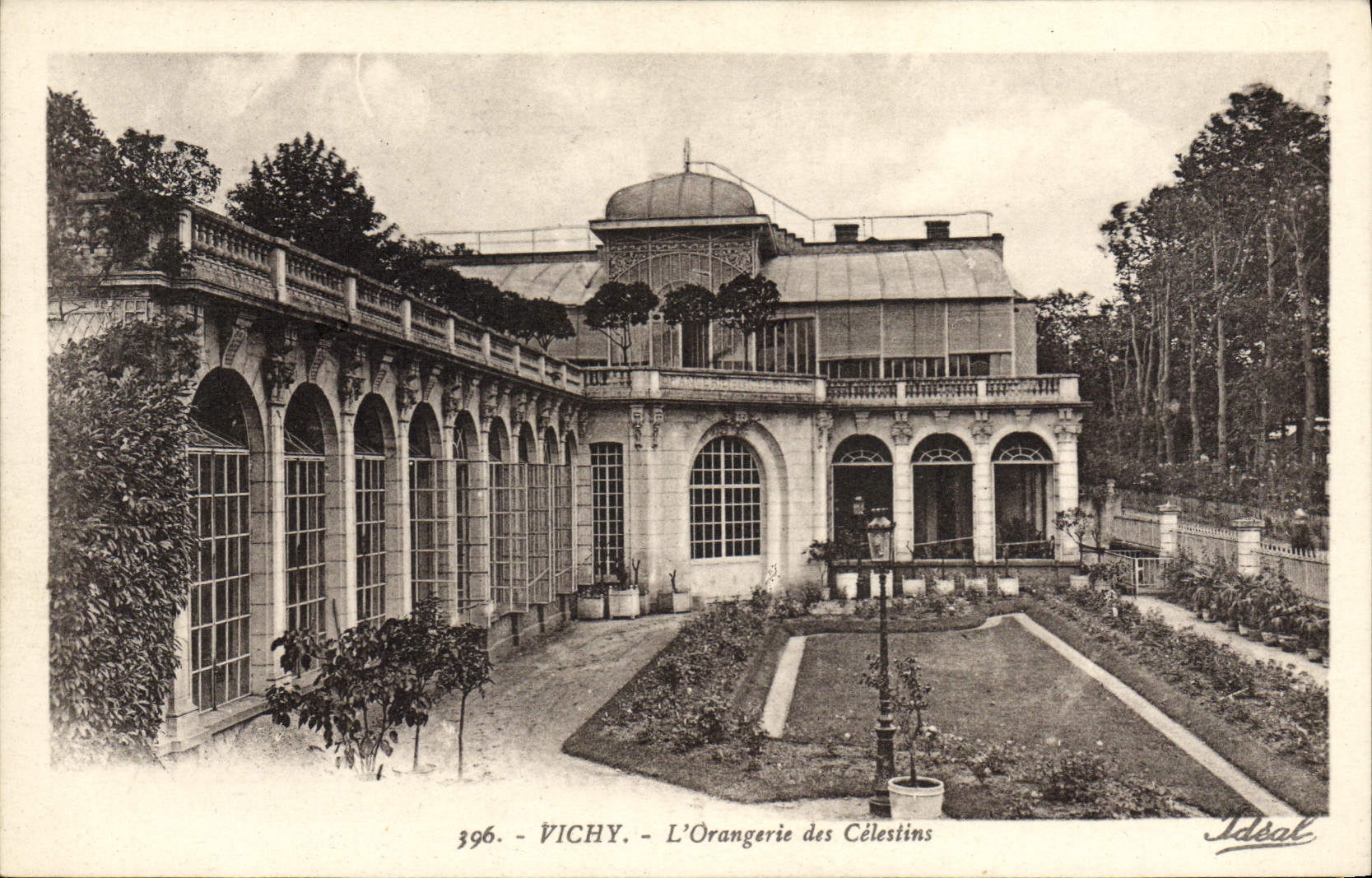 VINTAGE POSTCARD Vichy the Orangery Of Celestins
