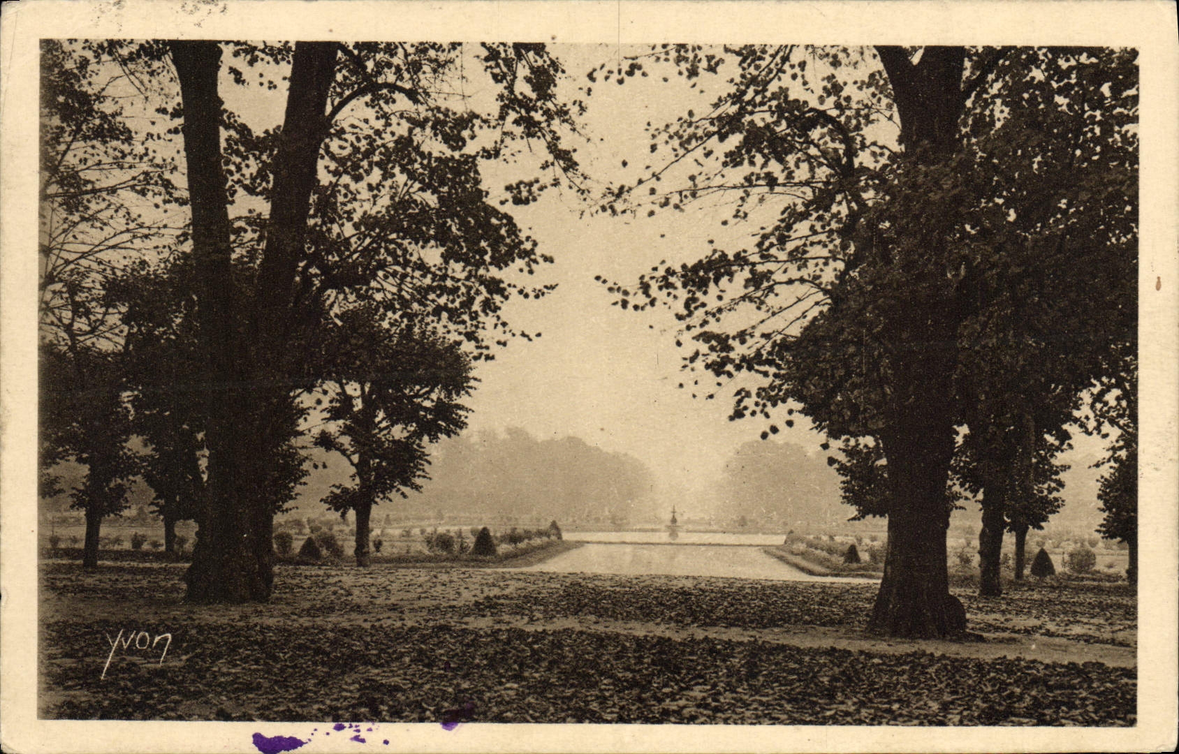 CPA Palais De Fontainebleau Le Parterre
