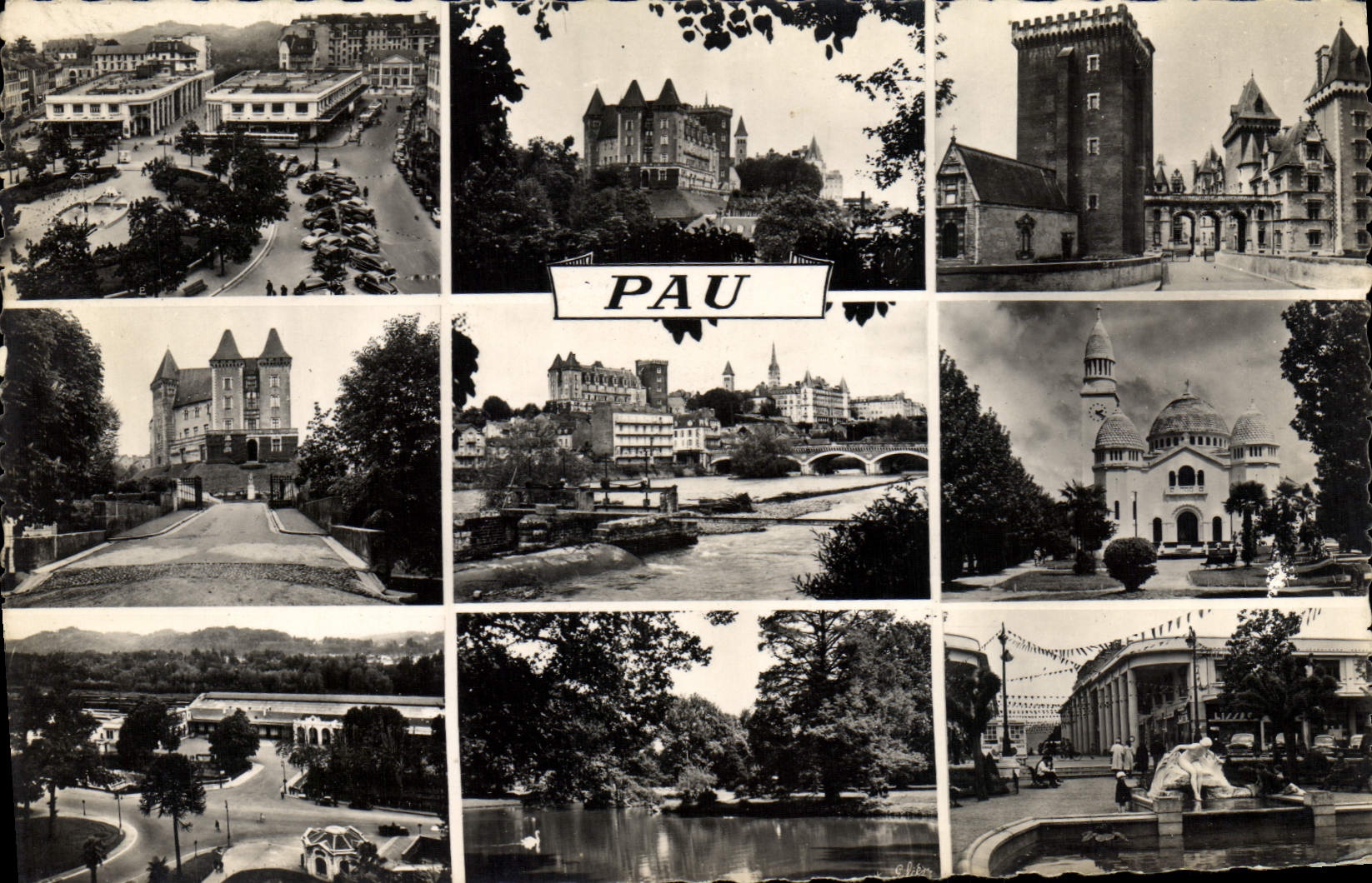 POSTAL MODERNA castillo Enrique de Pau IV