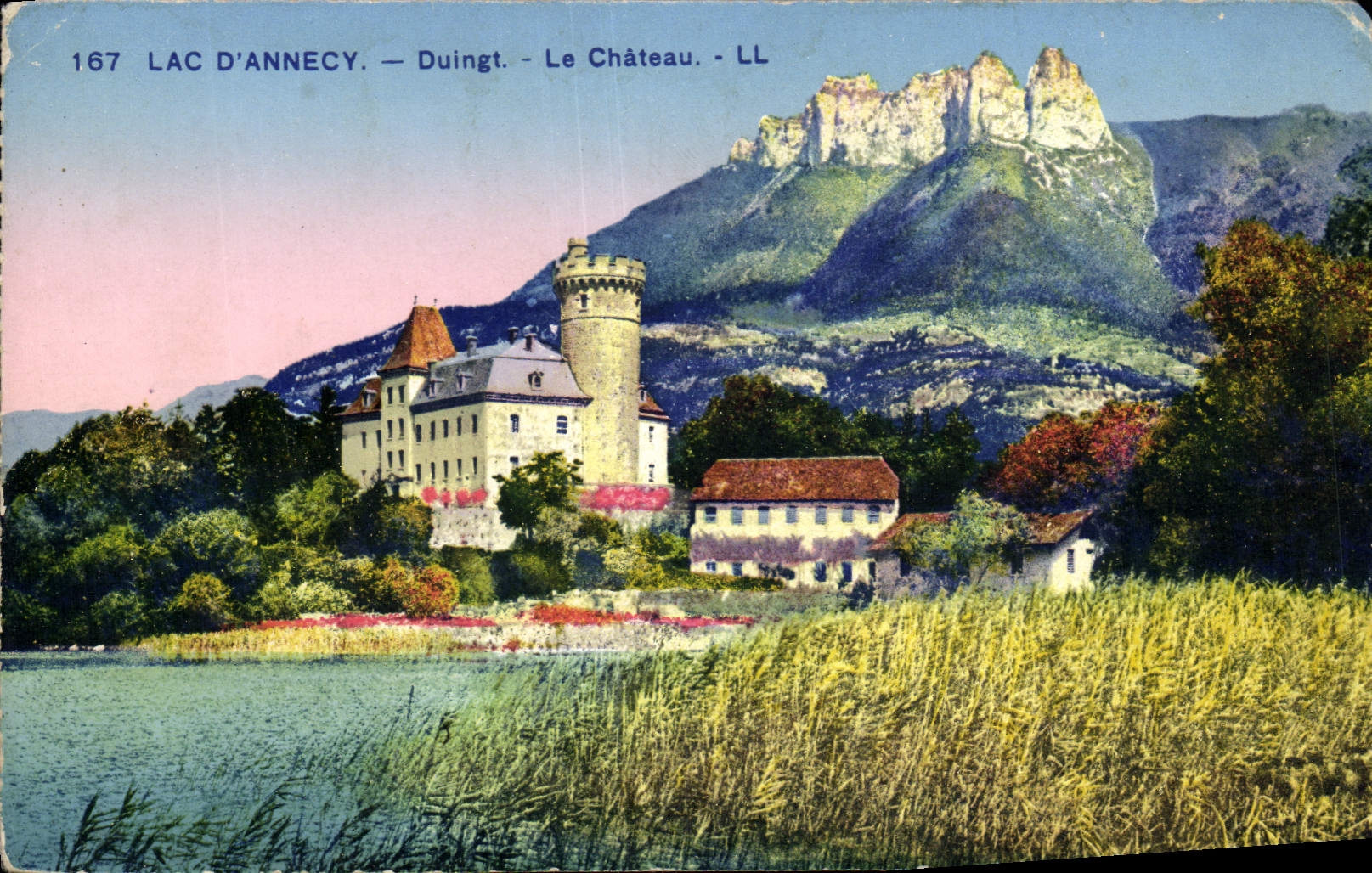 CPA Lac D'Annecy Duingt Le Chateau