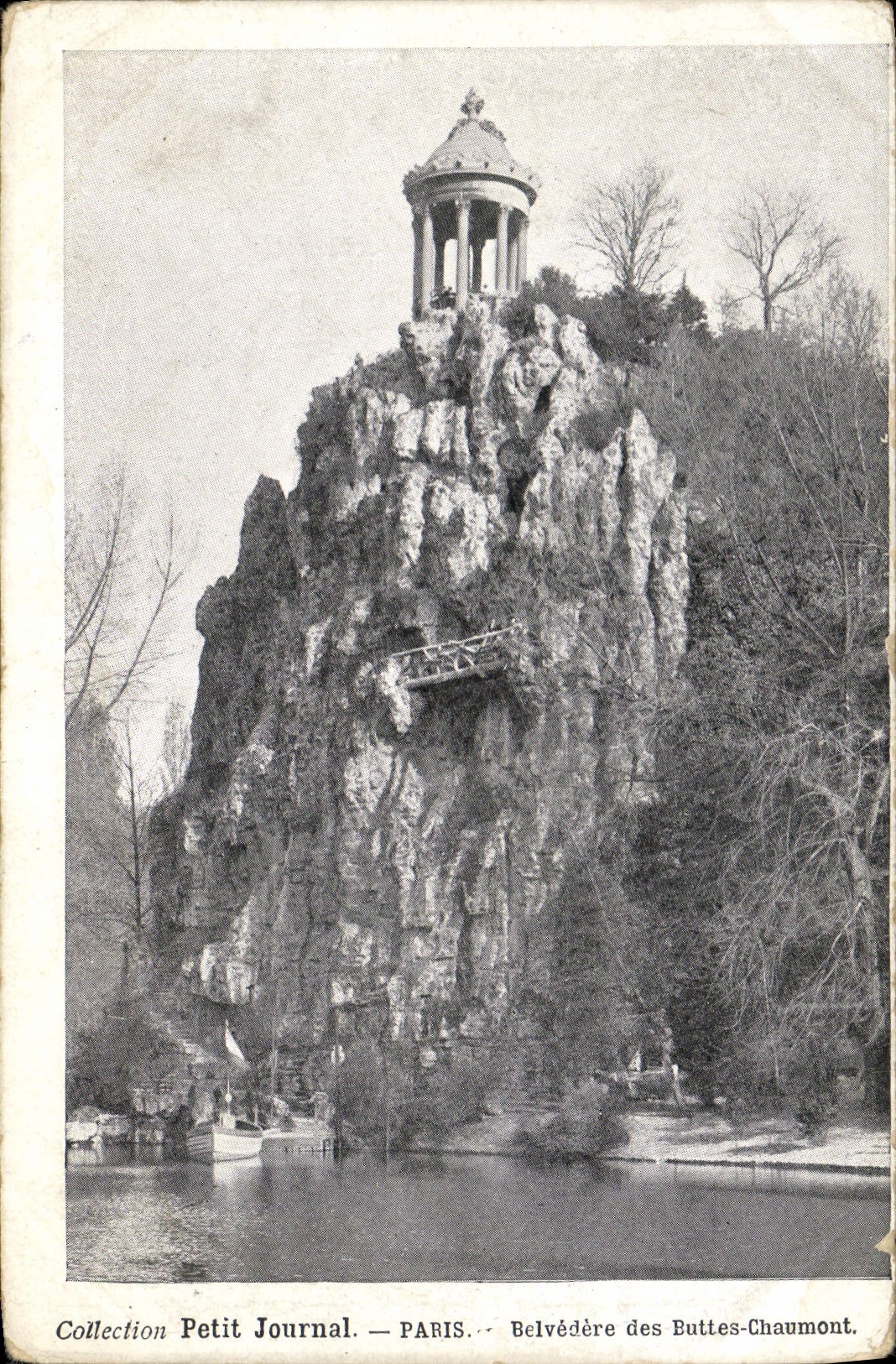 CPA Petit Journal Paris Belvedere Des Buttes Chaumont