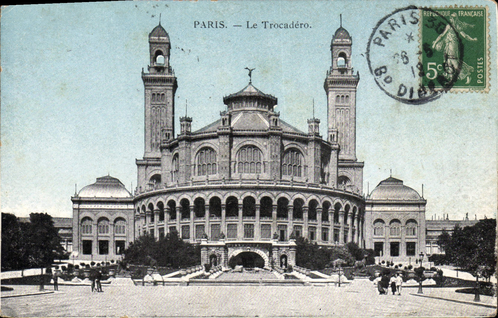CPA Paris Le Trocadero