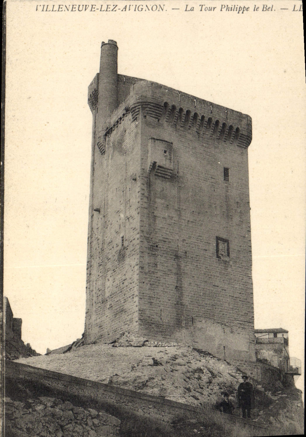 VINTAGE POSTCARD Villeneuve Lez Avignon the Philippe Tower the Beautiful one