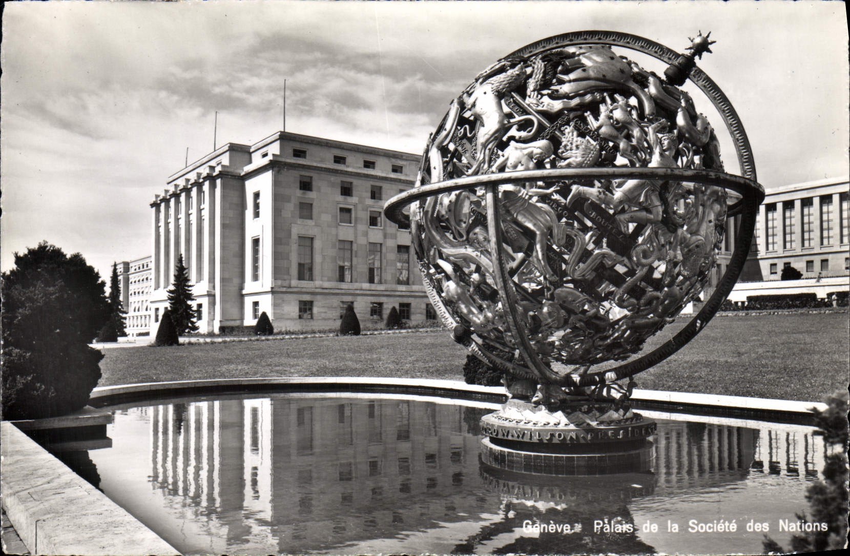 MODERN CARD Geneva Palate Of the Company Of the Nations