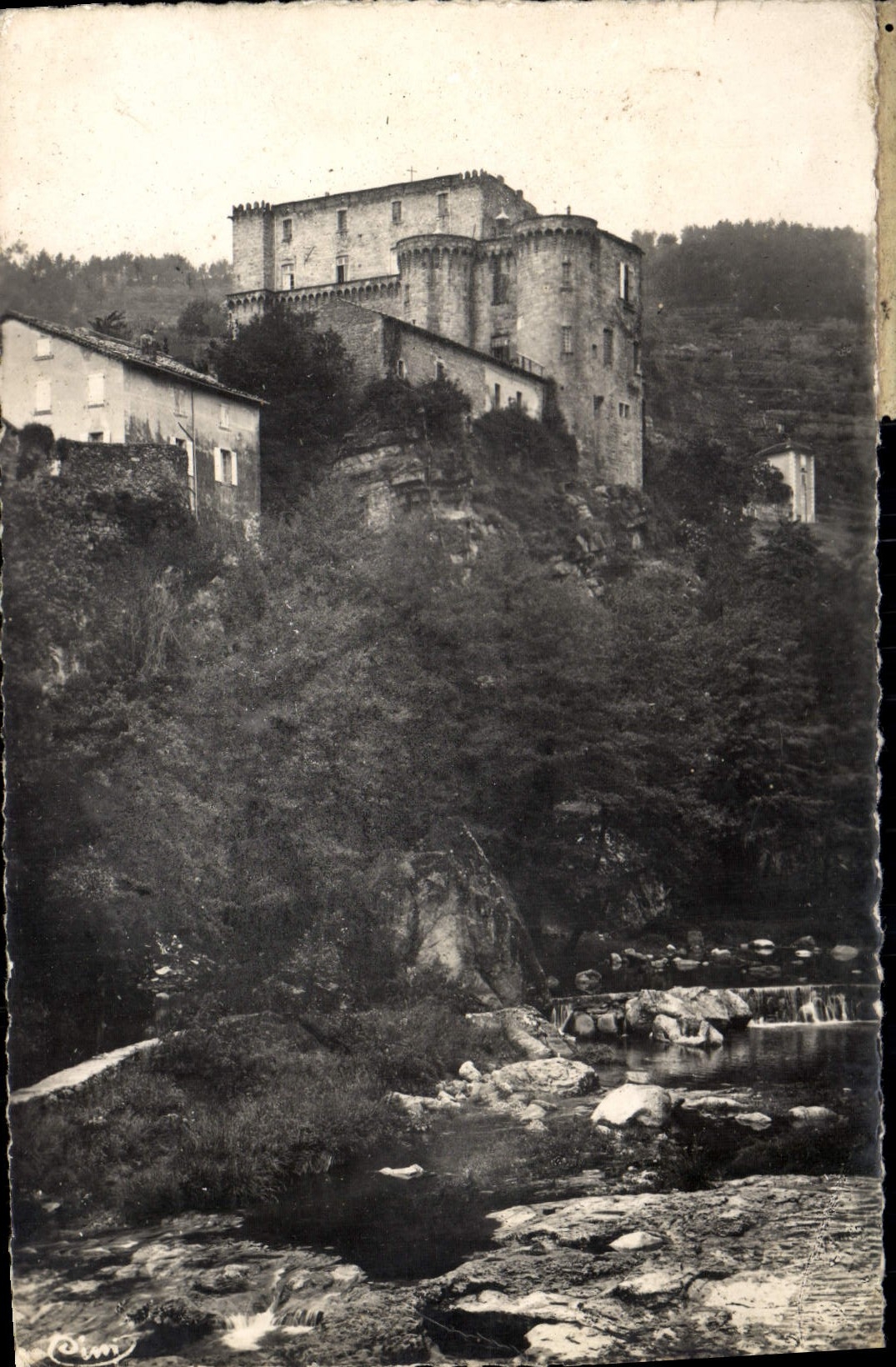 MODERN CARD Largentiere Castle Of 12th