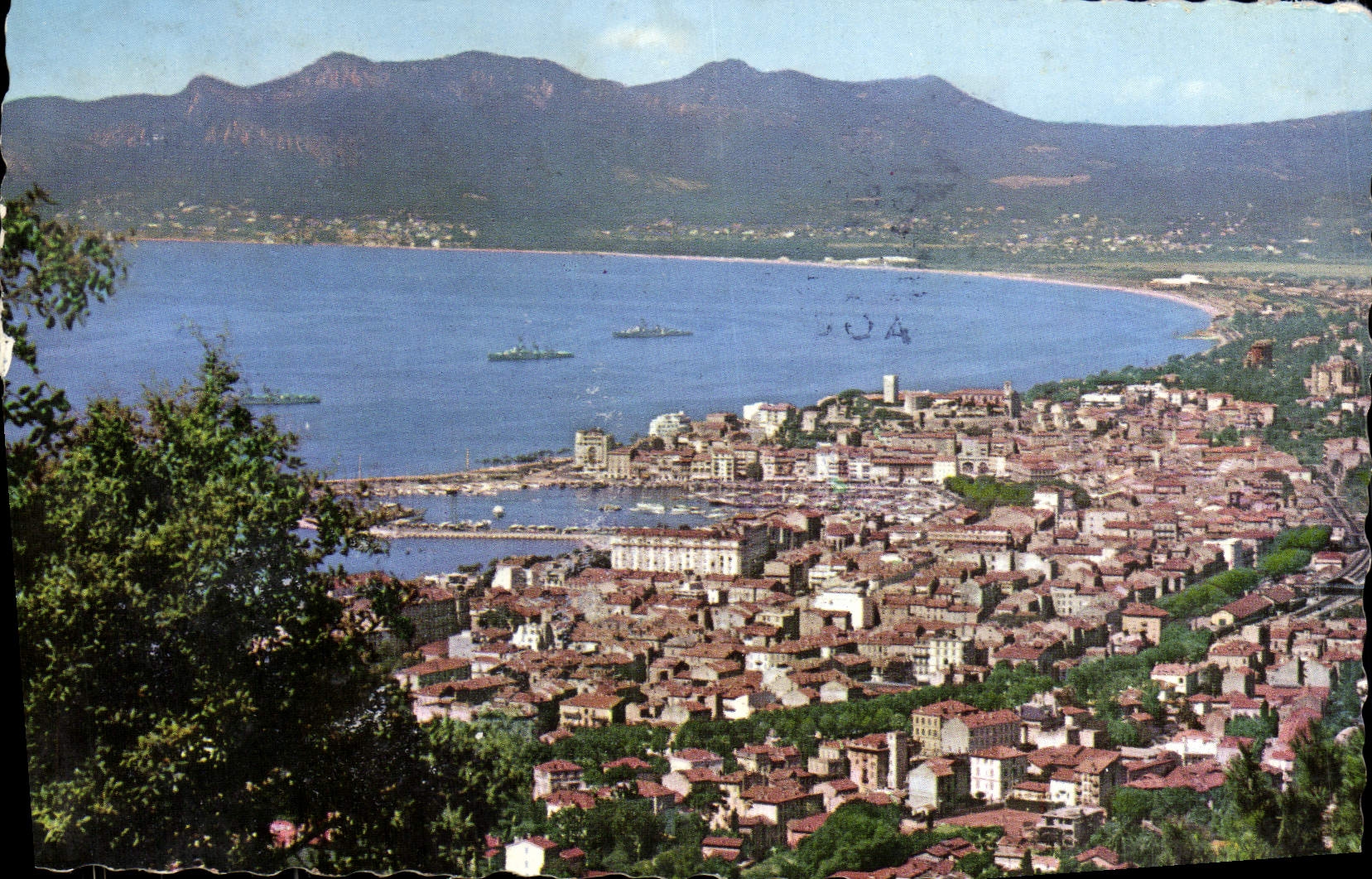 CPM Cannes Vue Generale Prise De super Cannes Esterel Mandelieu et La Napoule