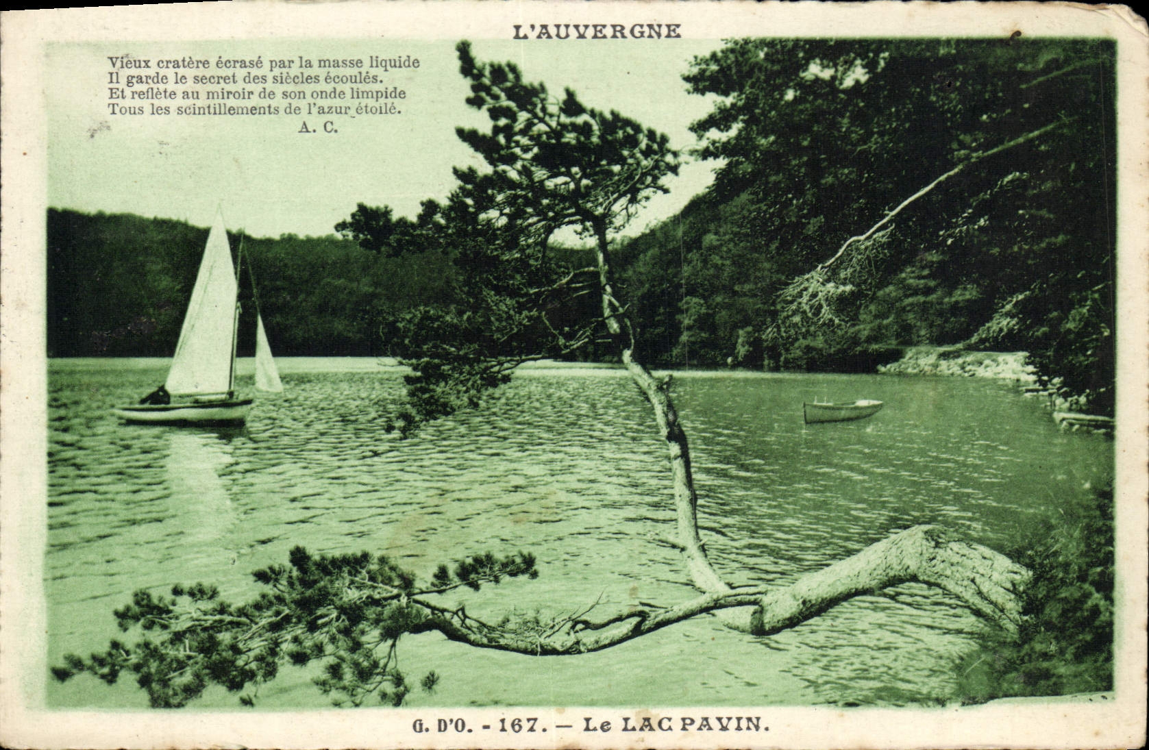 CPA L'Auvergne Le Lac Pavin