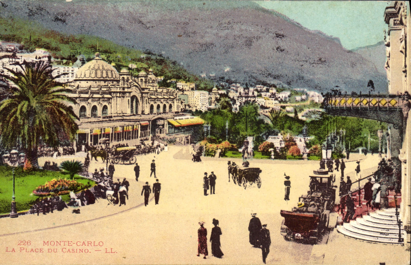 VINTAGE POSTCARD Monte Carlo the Place Of the Casino
