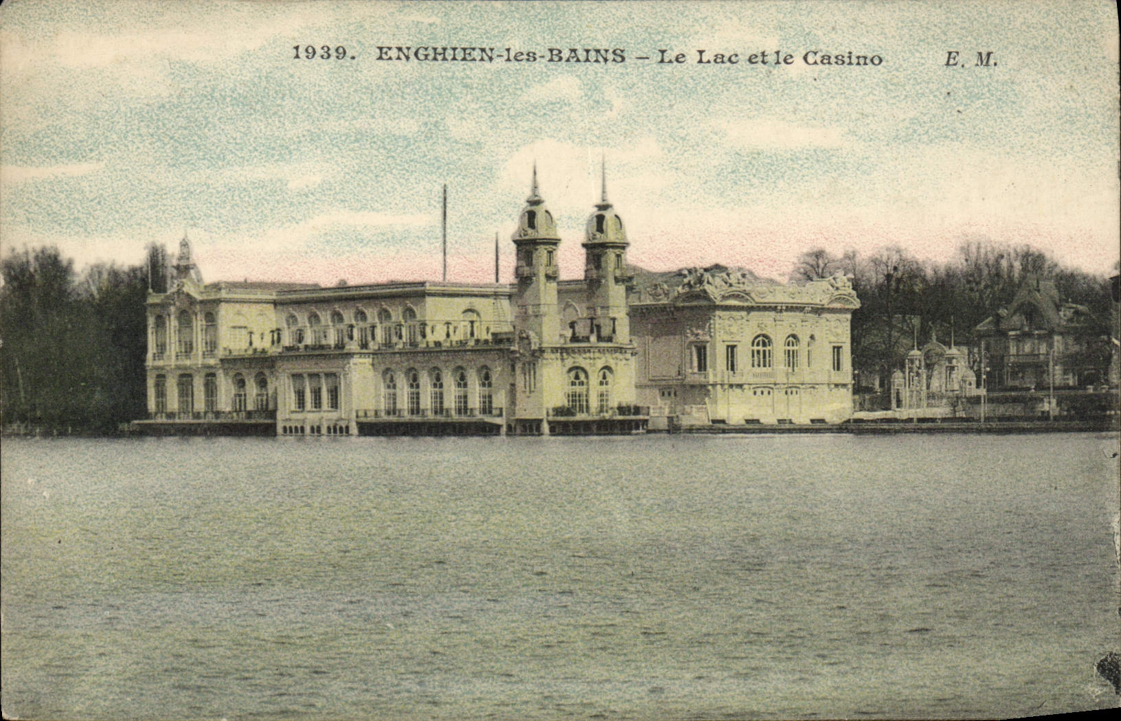 CPA Enghien Les Bains Le Lac Et Le Casino