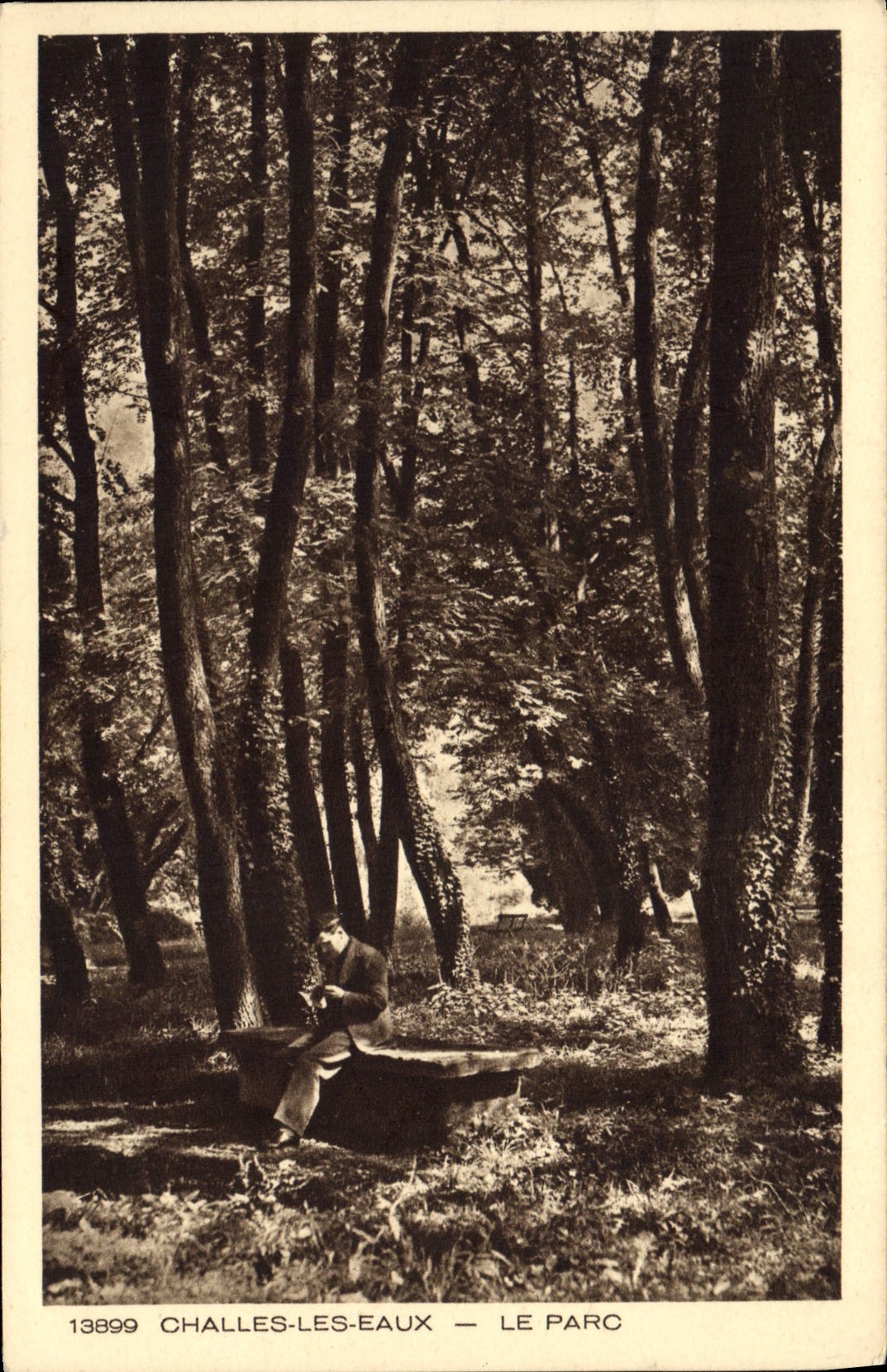 CPA Challes Les Eaux Le Parc