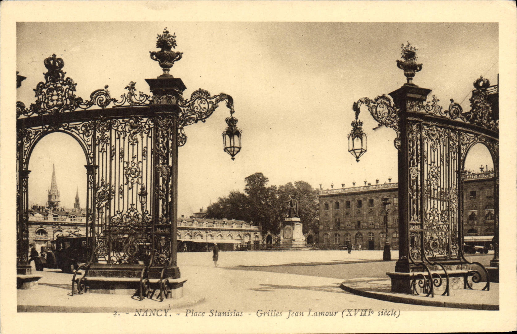 CPA Nancy Place Stanistas Grilles Jean Lamour