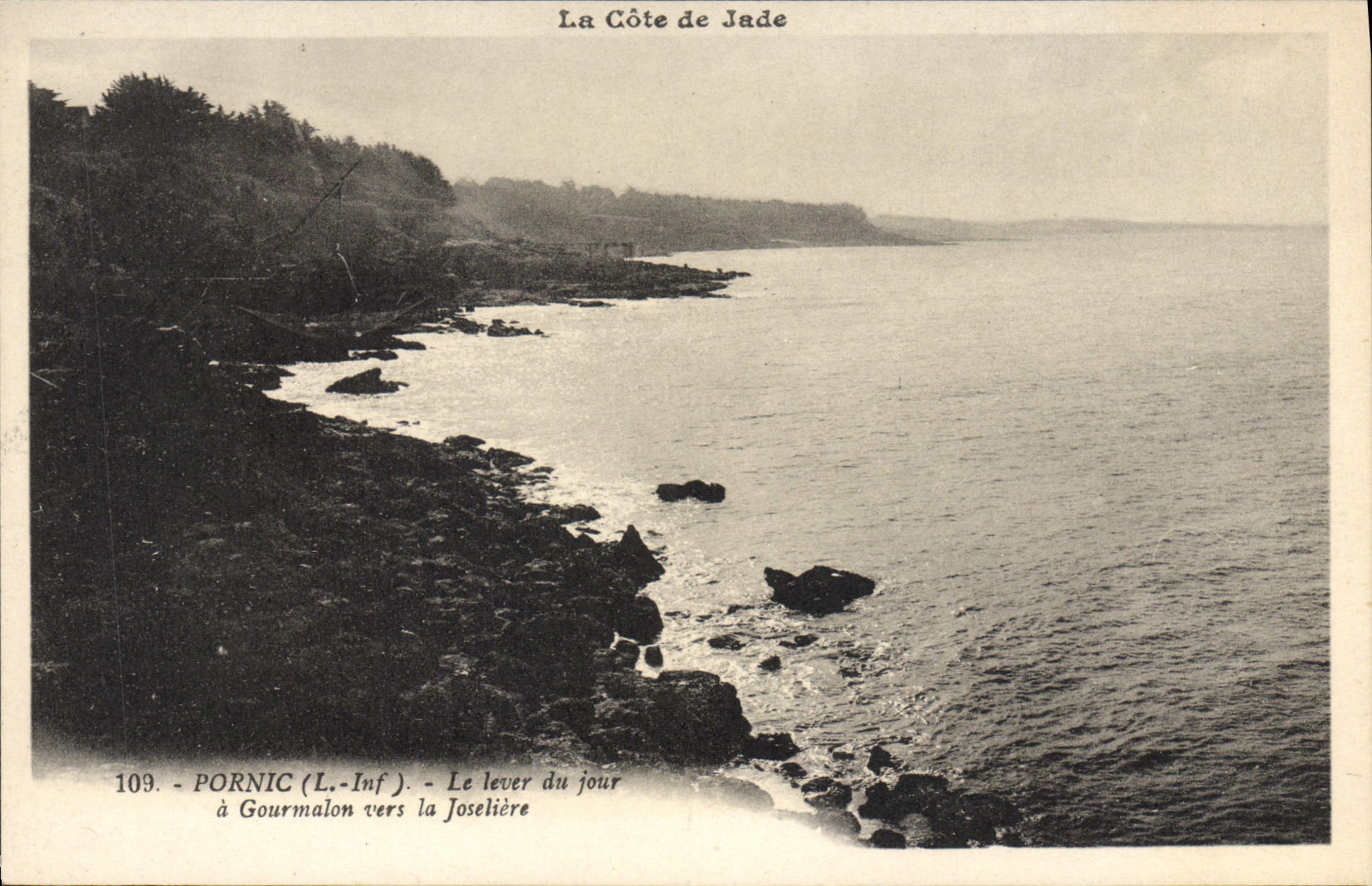 CPA Pornic Le Lever du Jour a Gourmalon Vers la Joseliere