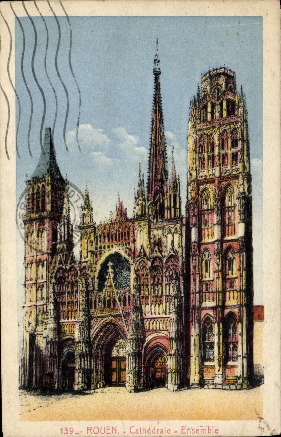 CPA Rouen Cathedrale Ensemble