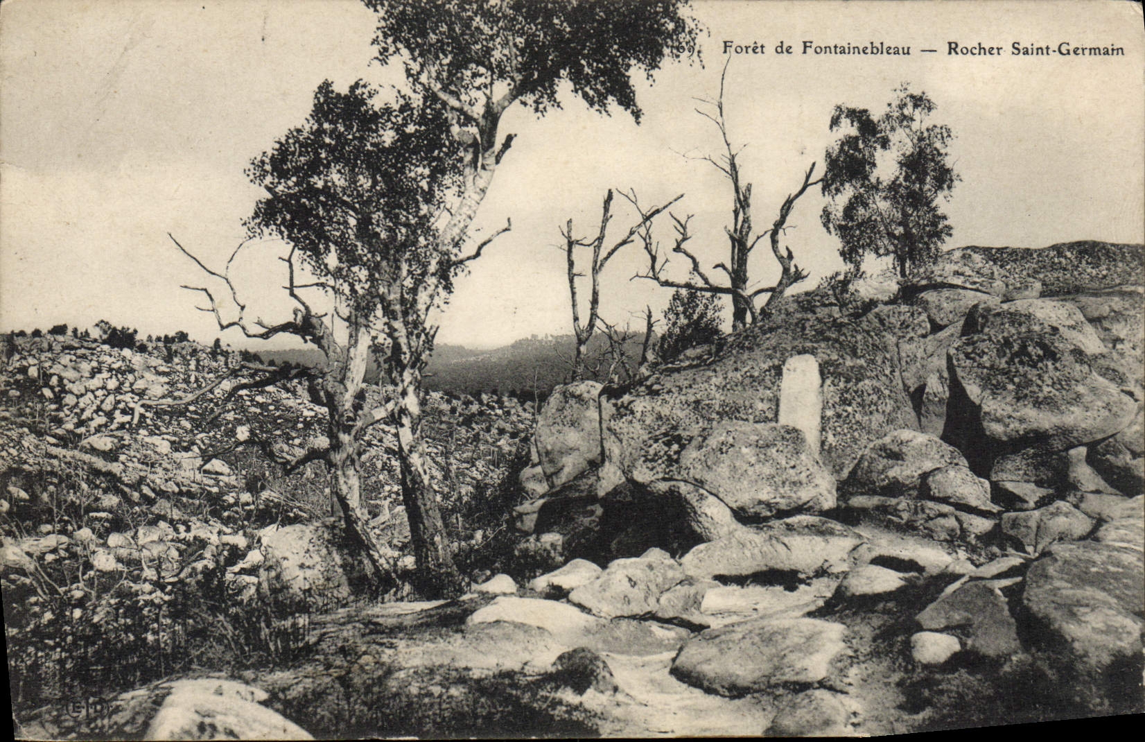 CPA Foret de Fontainebleau Rocher Saint Germain