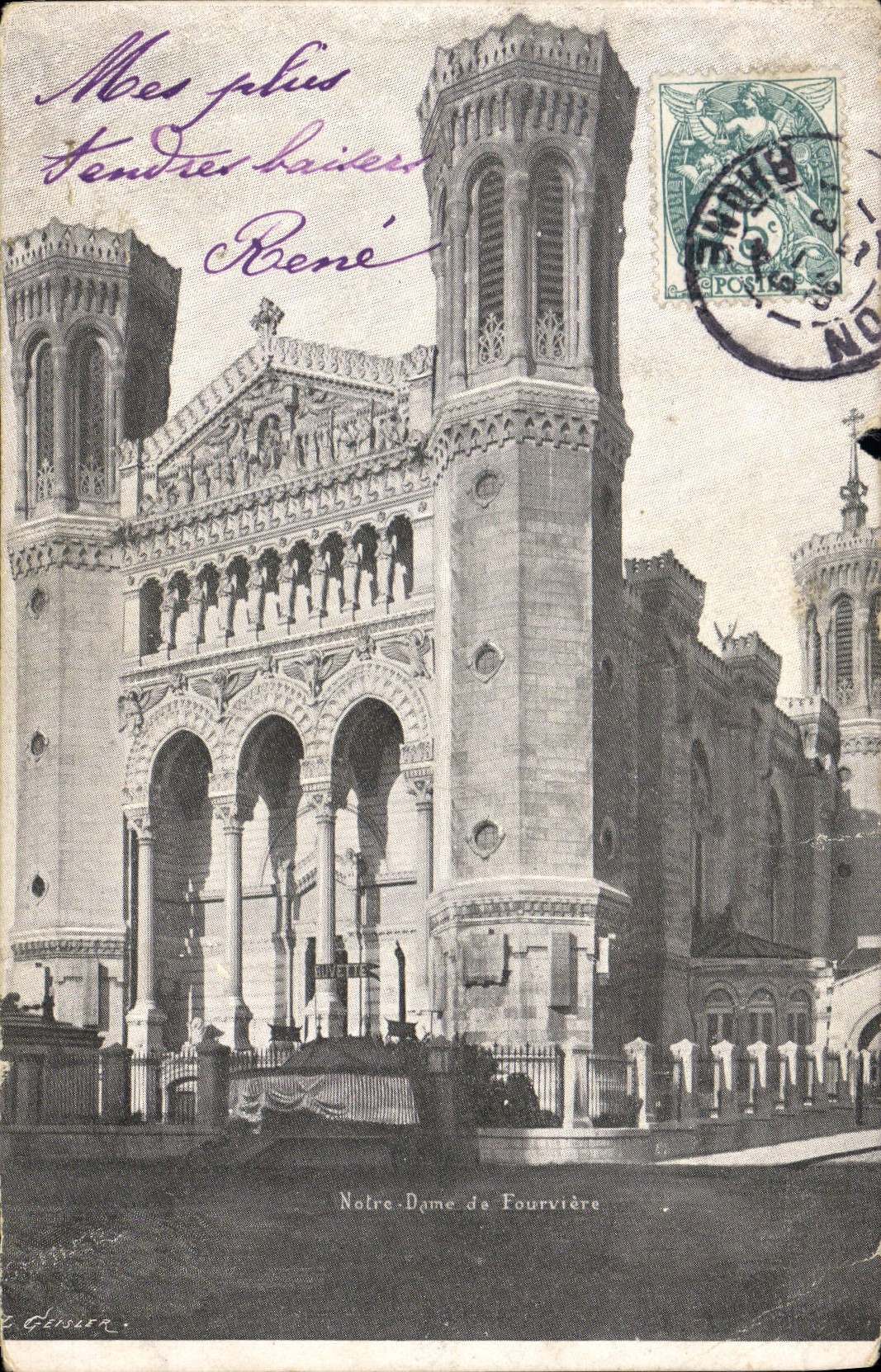 CPA Lyon Notre Dame de Fourviere 