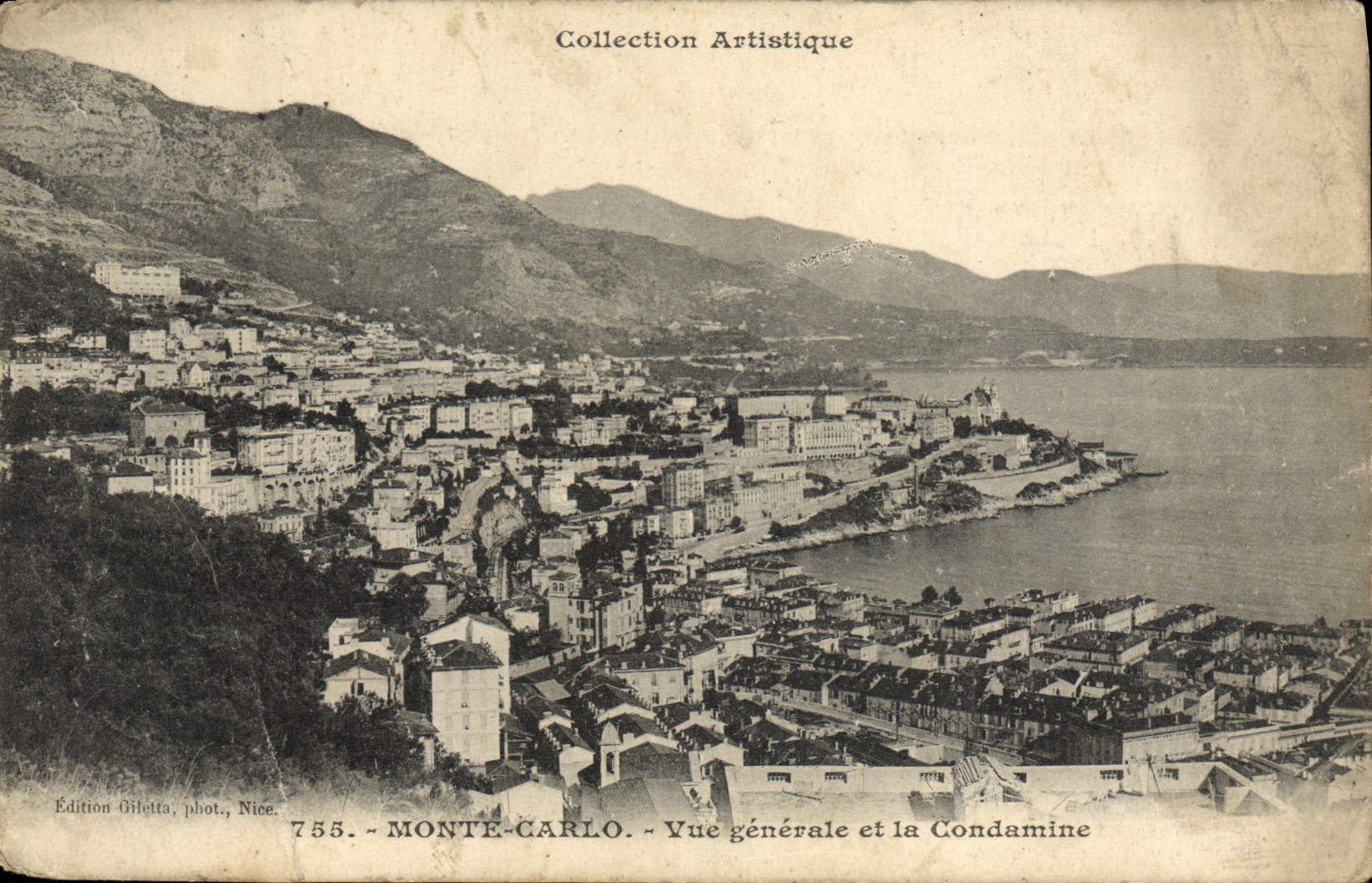 CPA Monte Carlo Vue generale et la Condamine