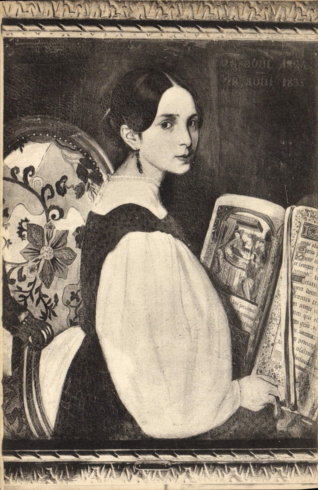 La POSTAL Maison de la VENDIMIA de Victor Hugo Auguste de Chatillon Leopoldine Hugo es quince años de Victor Hugo