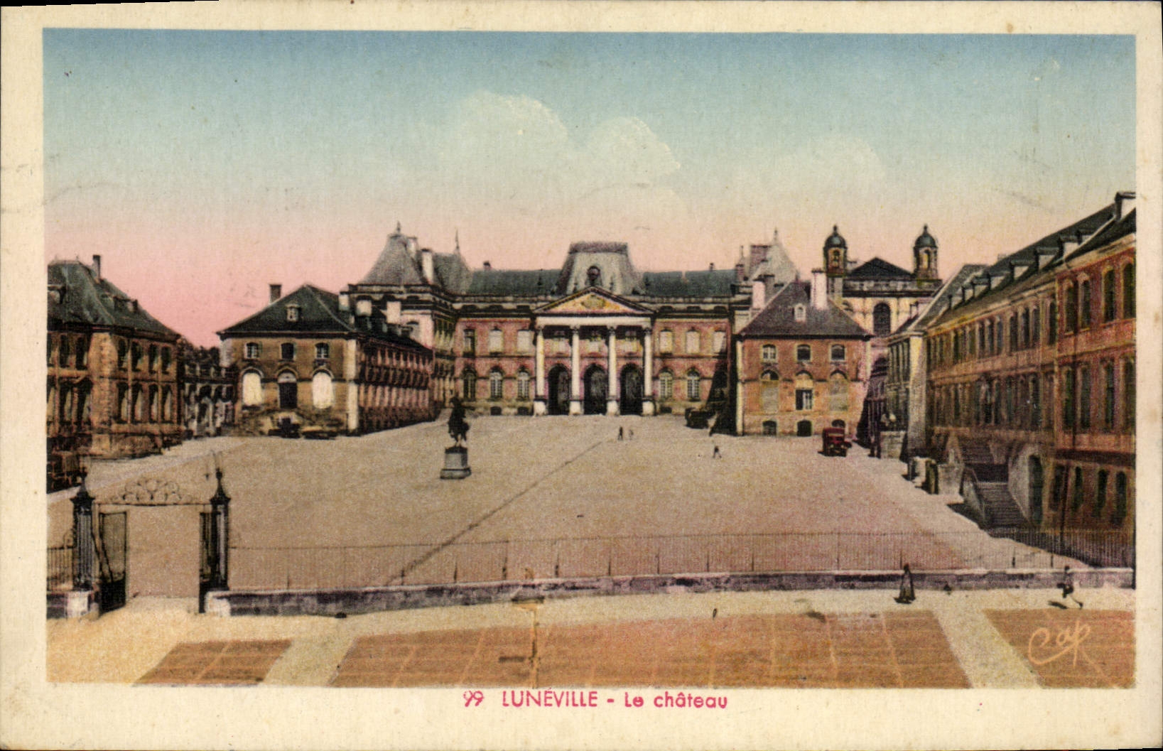 CPA Luneville Le Chateau