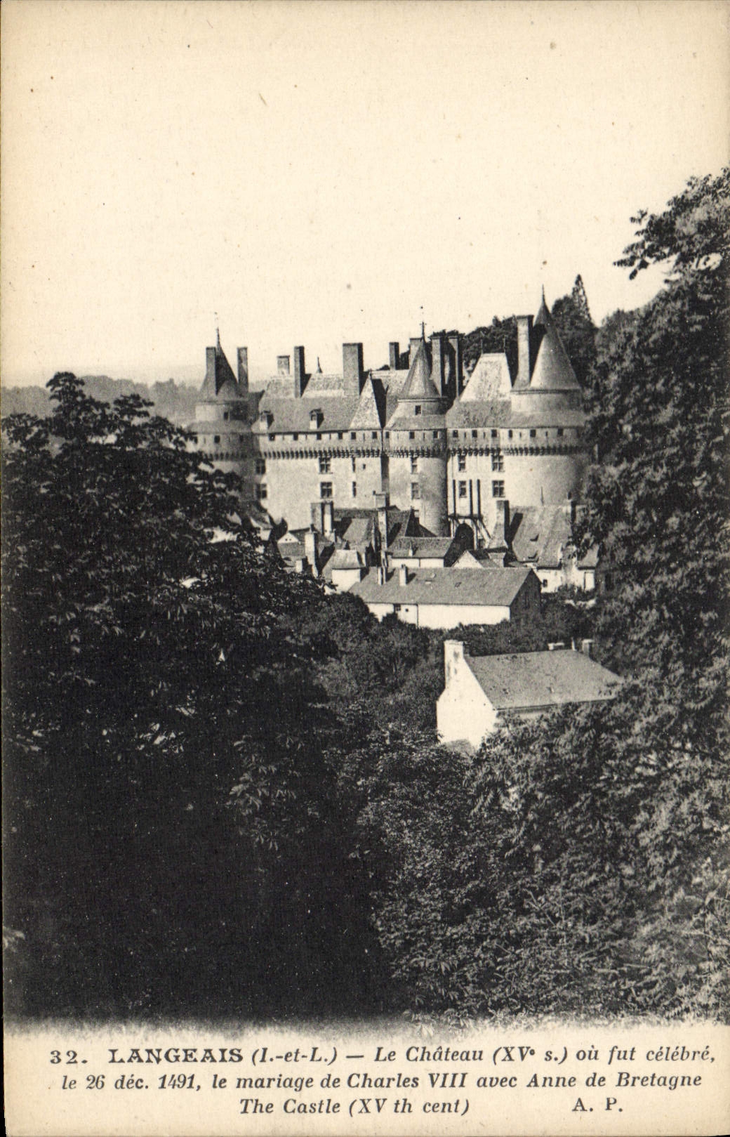 CPA Langeais Le Chateau