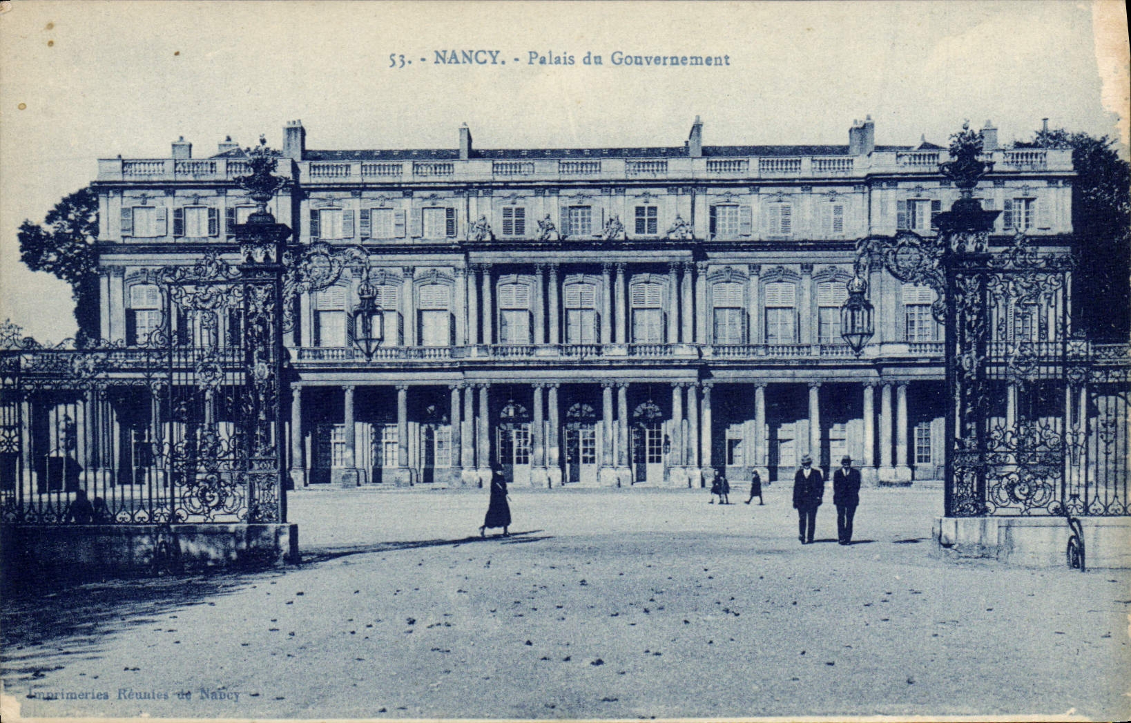 CPA Nancy Palais du Gonvernement