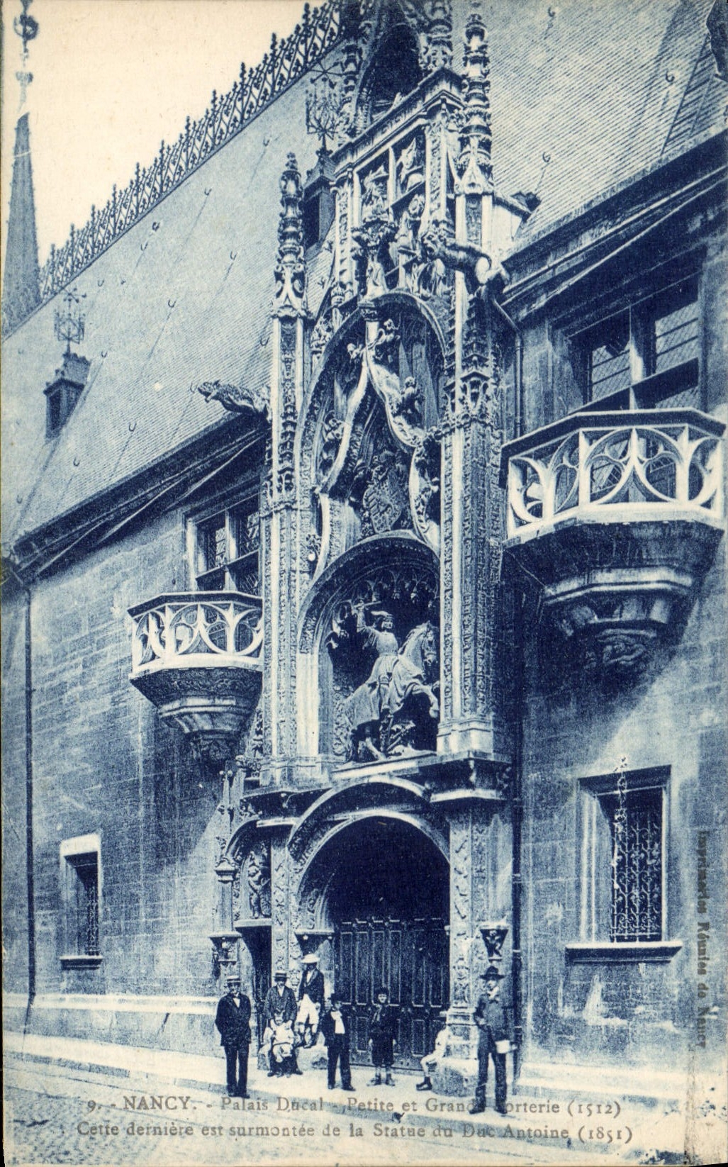 CPA Nancy Palais Ducal Petite et grande porterie