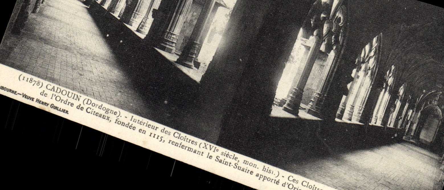 CPA Cadouin Interieur des Cloitres