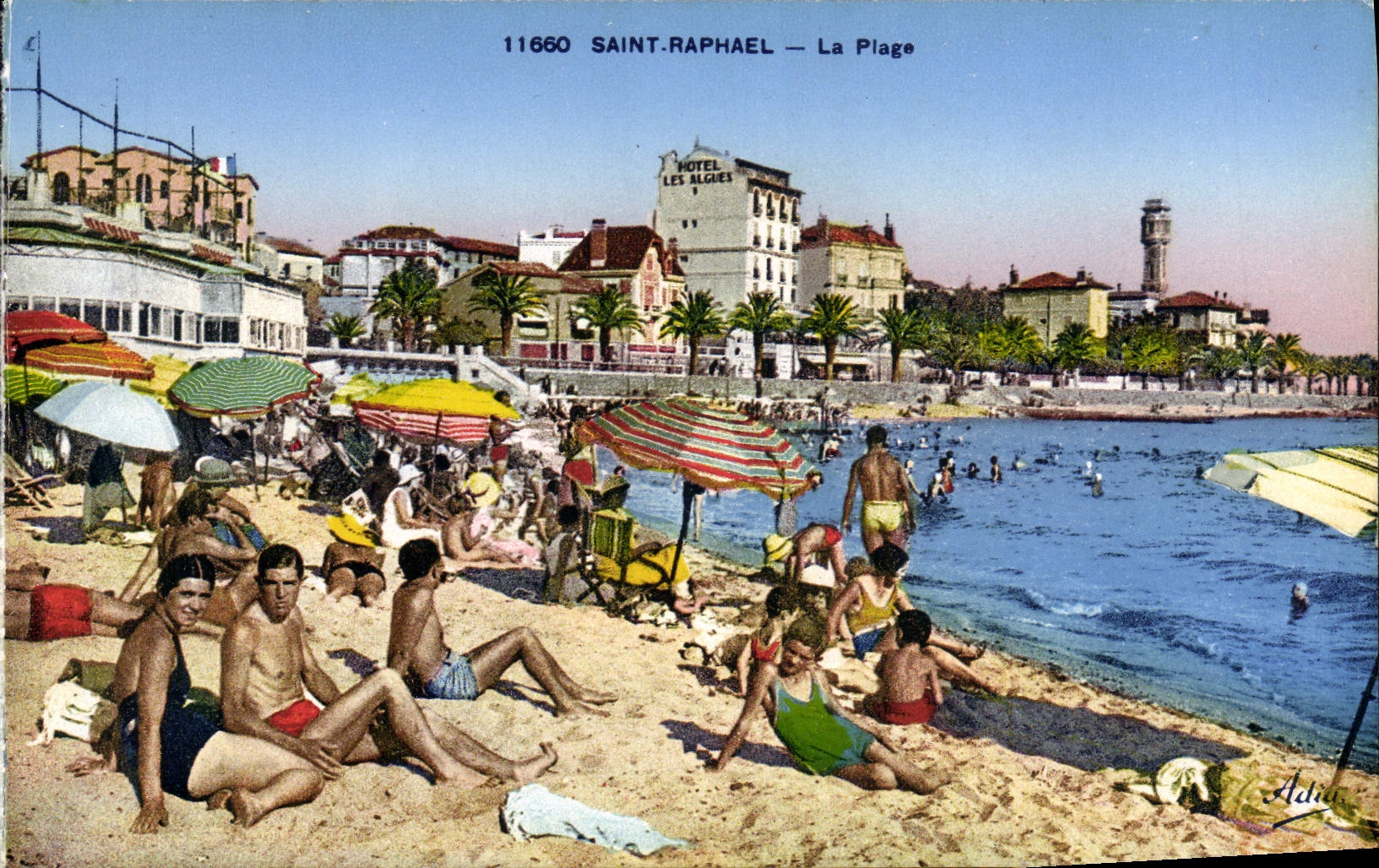 CPA Saint Raphael La Plage