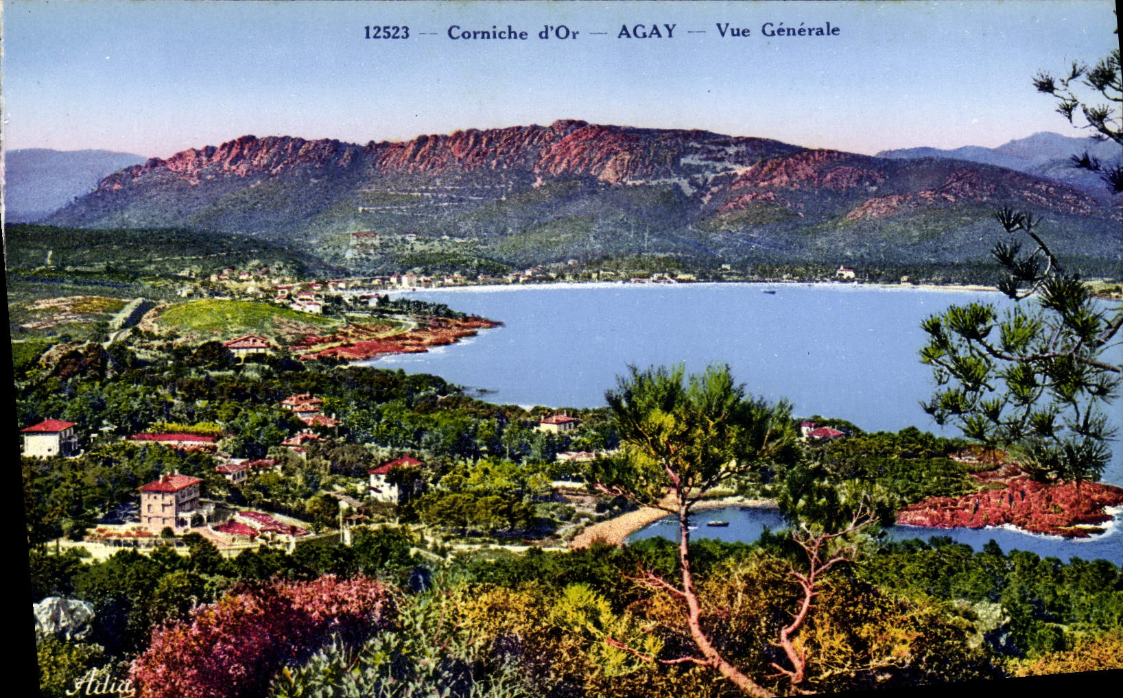 VINTAGE POSTCARD Agay View